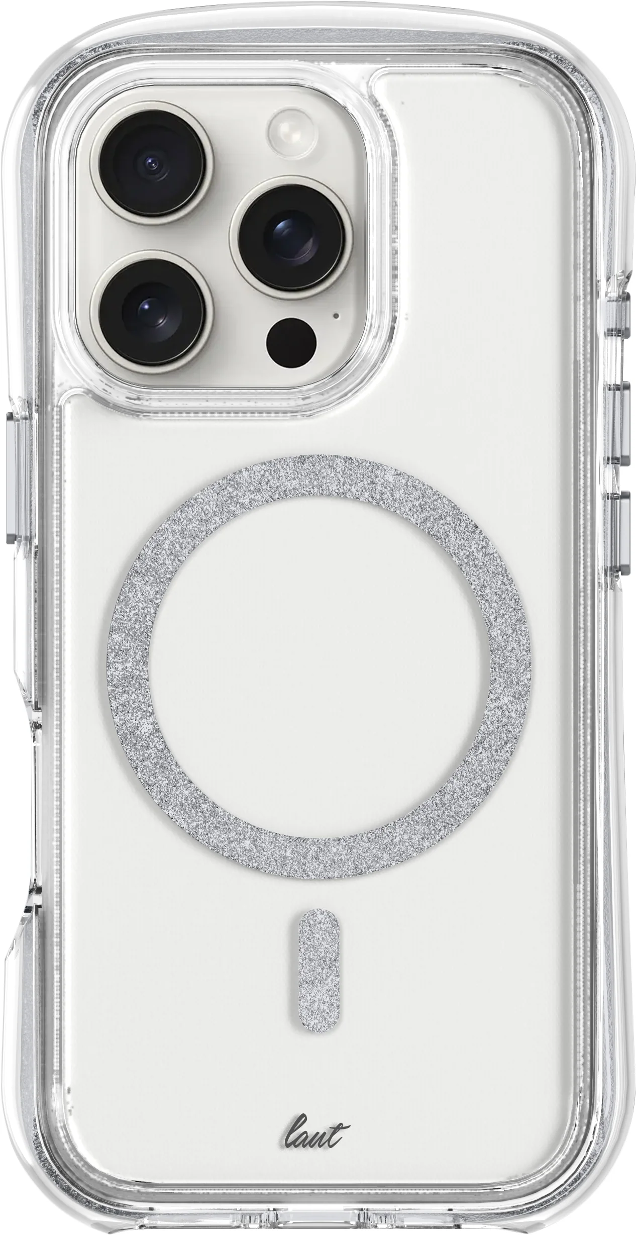Capa para iPhone 16 Pro Max Aero Sparkle Laut - Crystal Silver