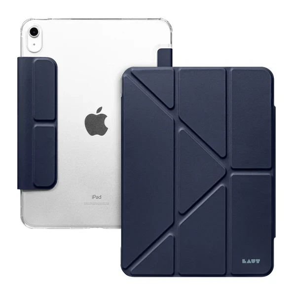 Capa iPad 2022 (10 gen) Huex Folio com porta Pencil - Azul Navy - Image 3
