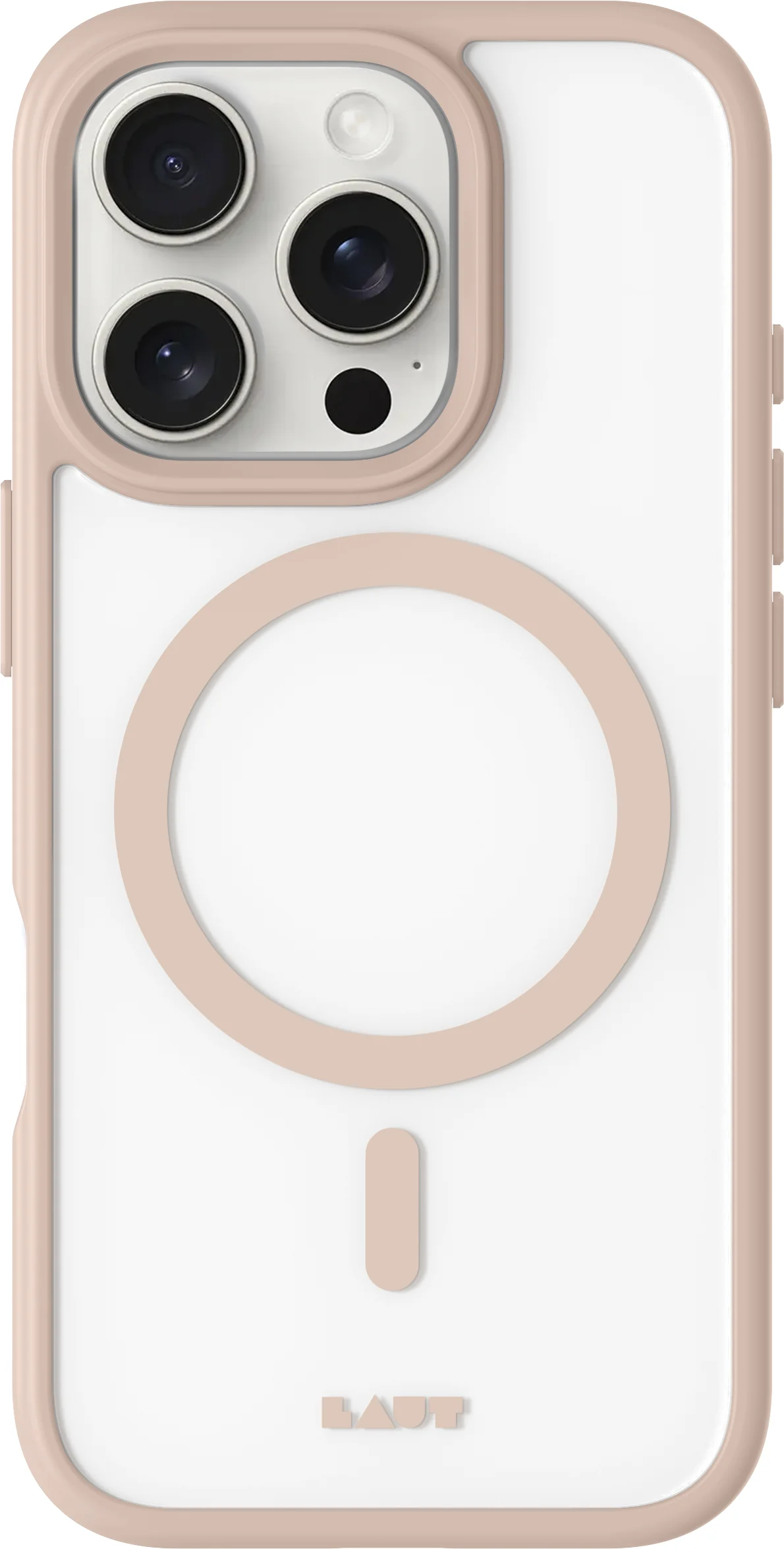 Capa para iPhone 16 Pro Max Huex Protect - Beige Gold
