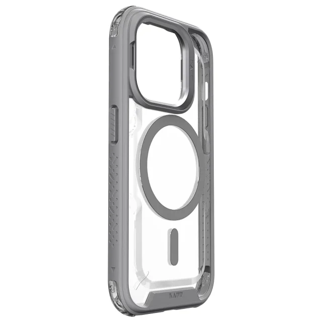 Capa para iPhone 15 Pro Crystal Matter - Cinza