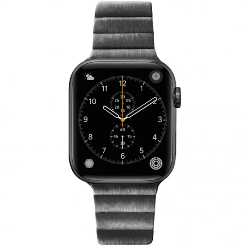 Bracelete para Apple Watch Laut Links 2.0, 42 a 49 mm - Preto