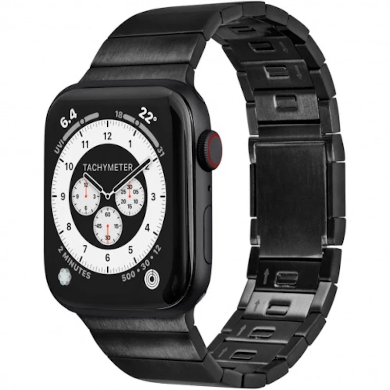 Bracelete para Apple Watch Laut Links 2.0, 42 a 49 mm - Preto - Image 2