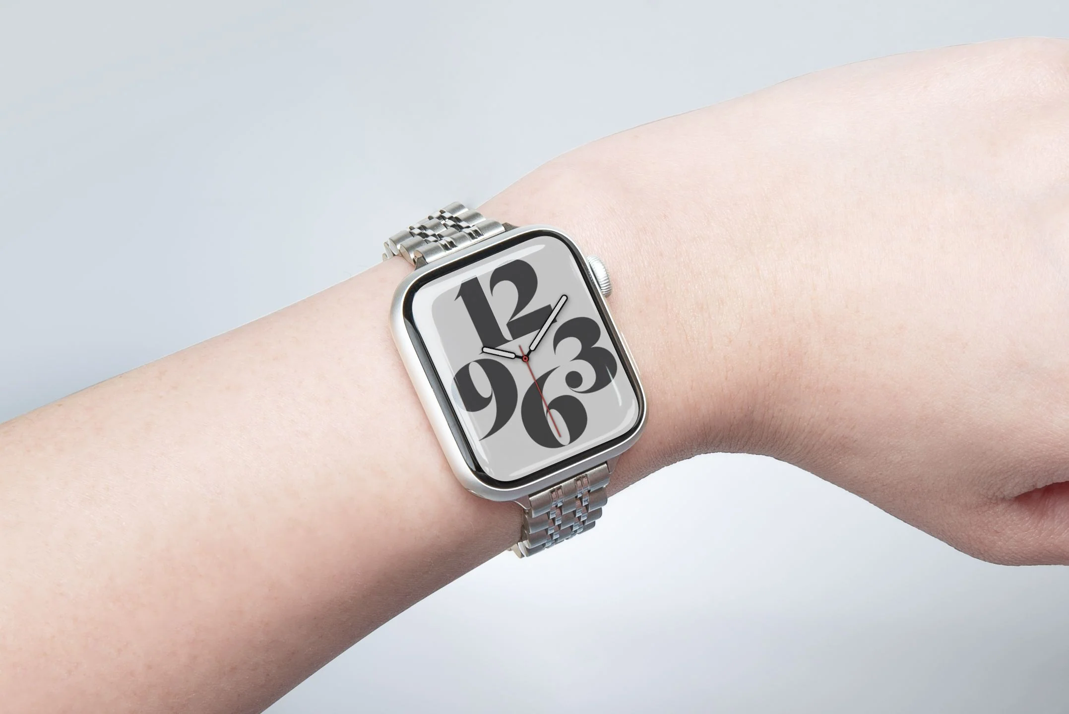 Bracelete de elos Laut Noble 38 a 42 mm - Prateado - Image 4