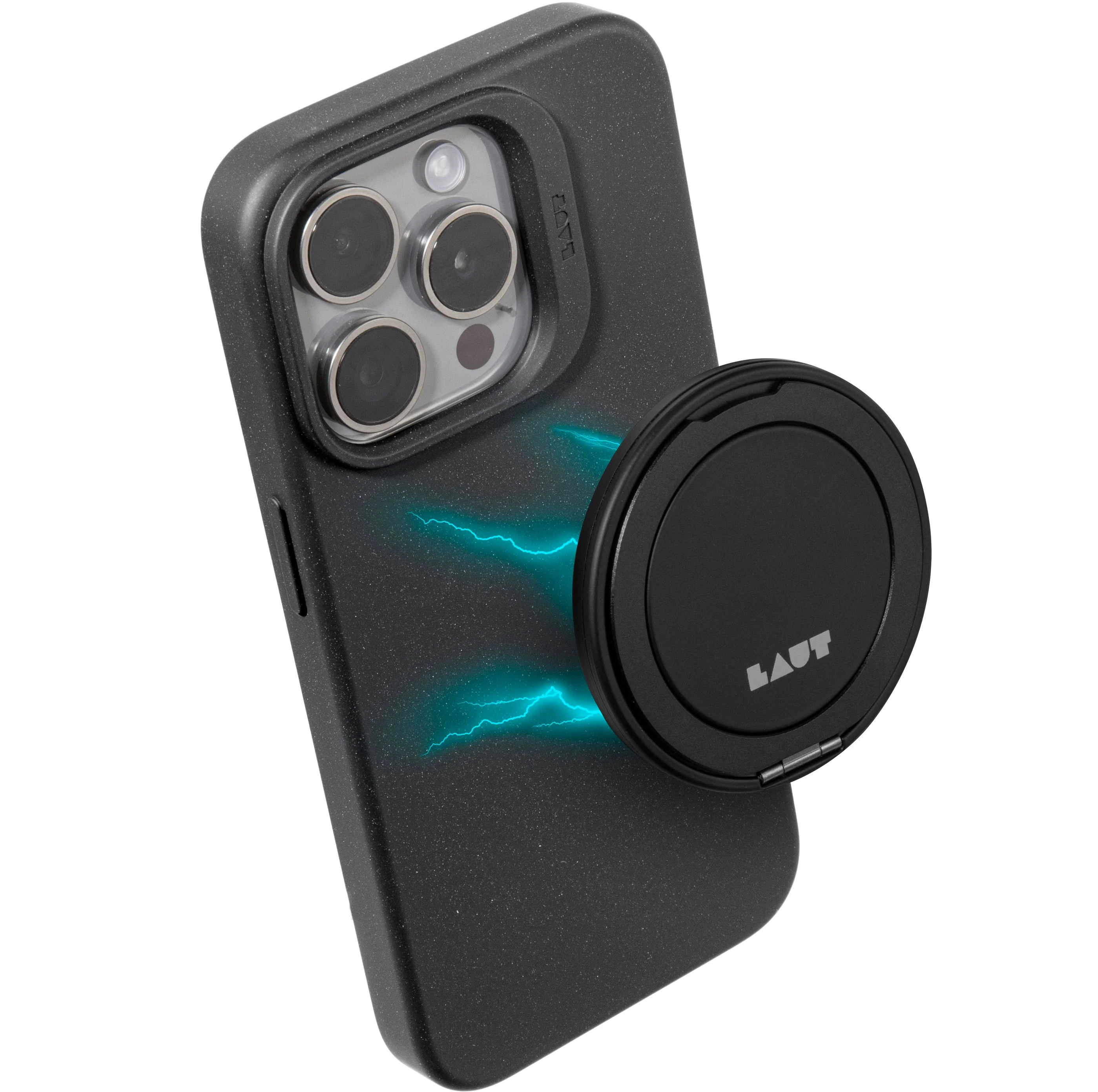 LAUT MAGADD Anel 360 com MagSafe - Preto - Image 2