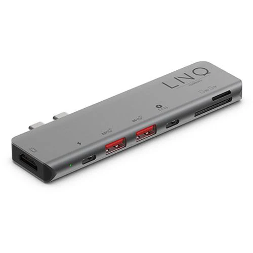 HUB LINQ 2xUSB-C, 7 em 2 com HDMI - Cinzento - Image 4