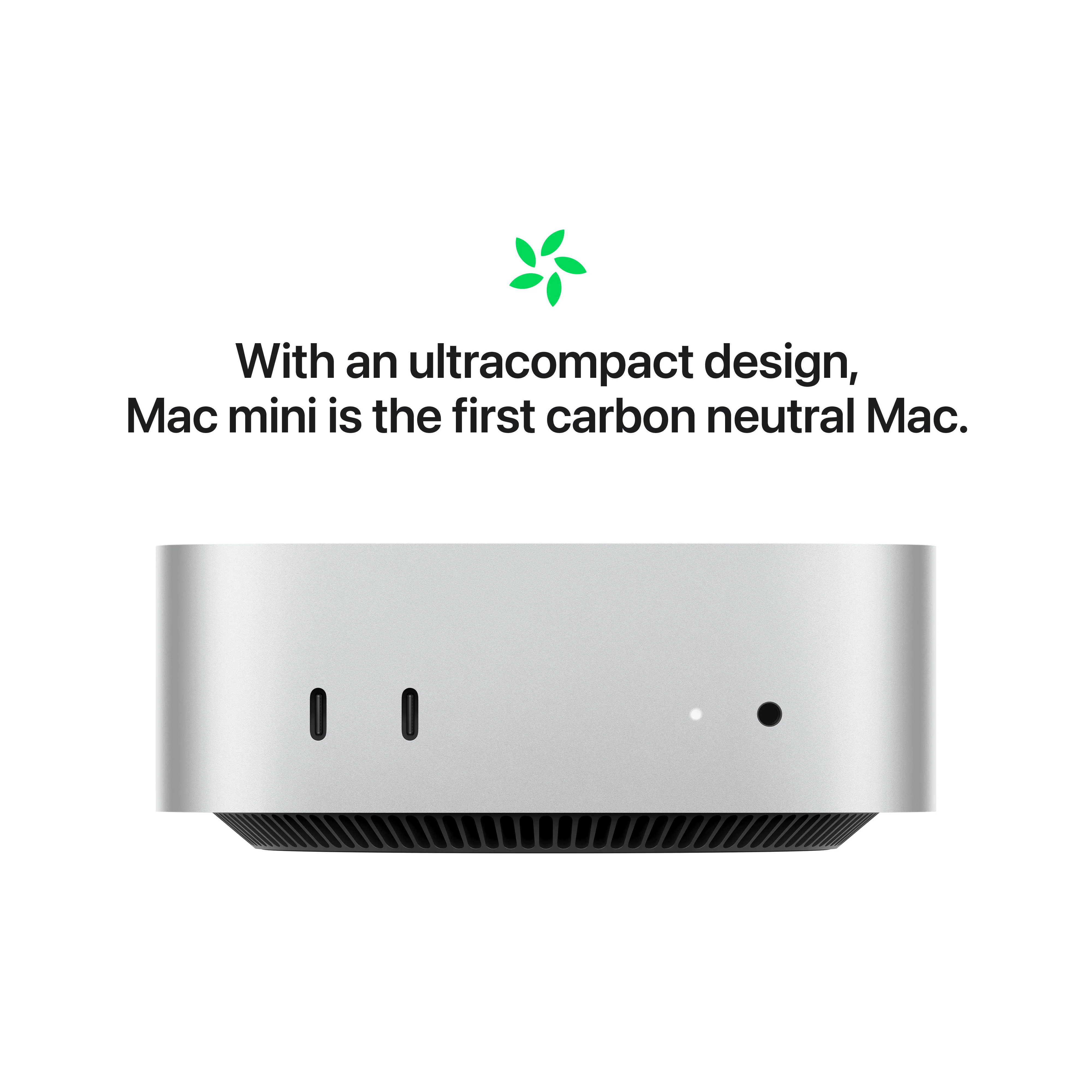 Mac mini: Processador M4 da Apple com CPU 10‑core e GPU 10‑core, 256 GB SSD - Prateado - Image 5