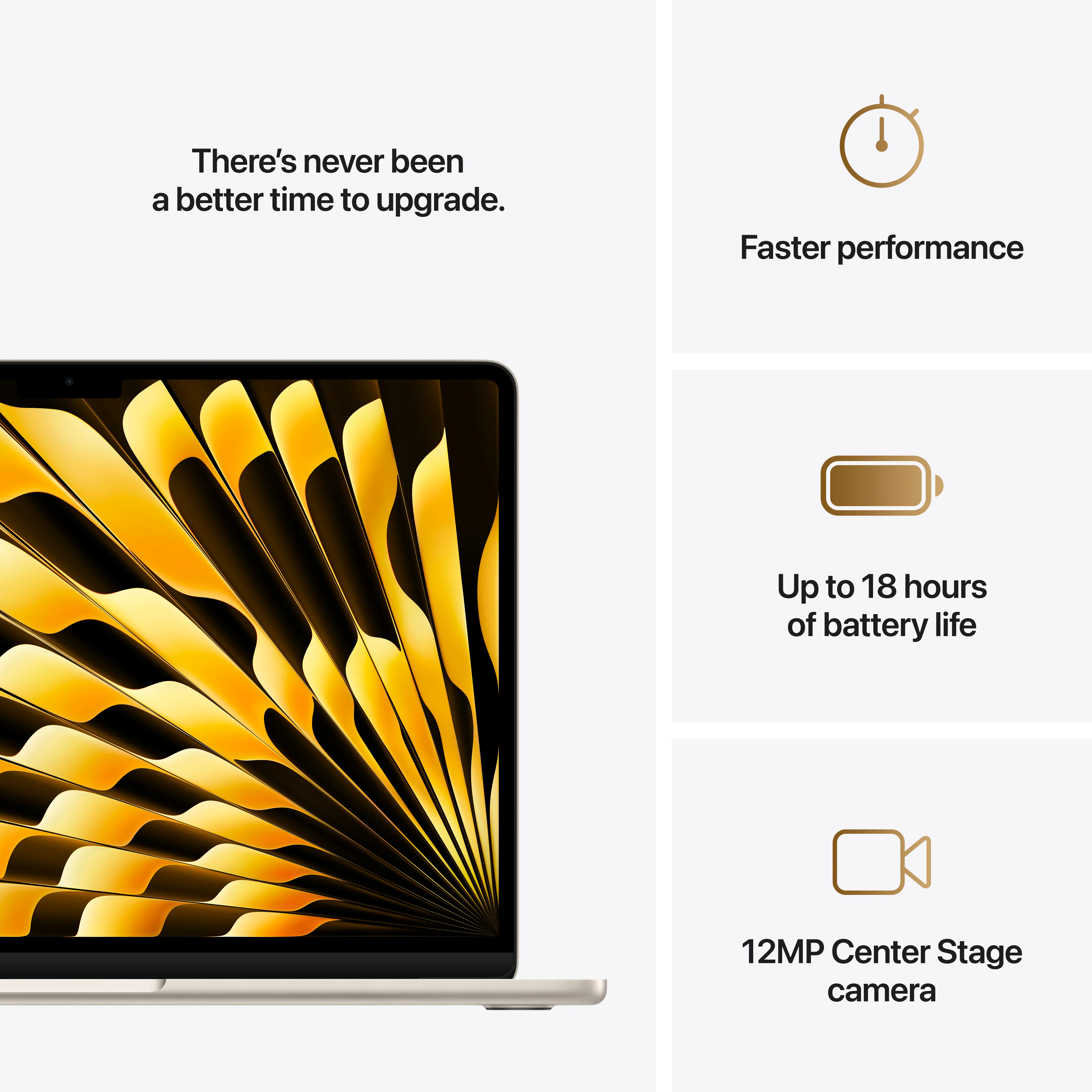 MacBook Air de 13 polegadas: Processador M4 da Apple com CPU 10‑core e GPU 10‑core, 512 GB SSD - Luz das estrelas - Image 10