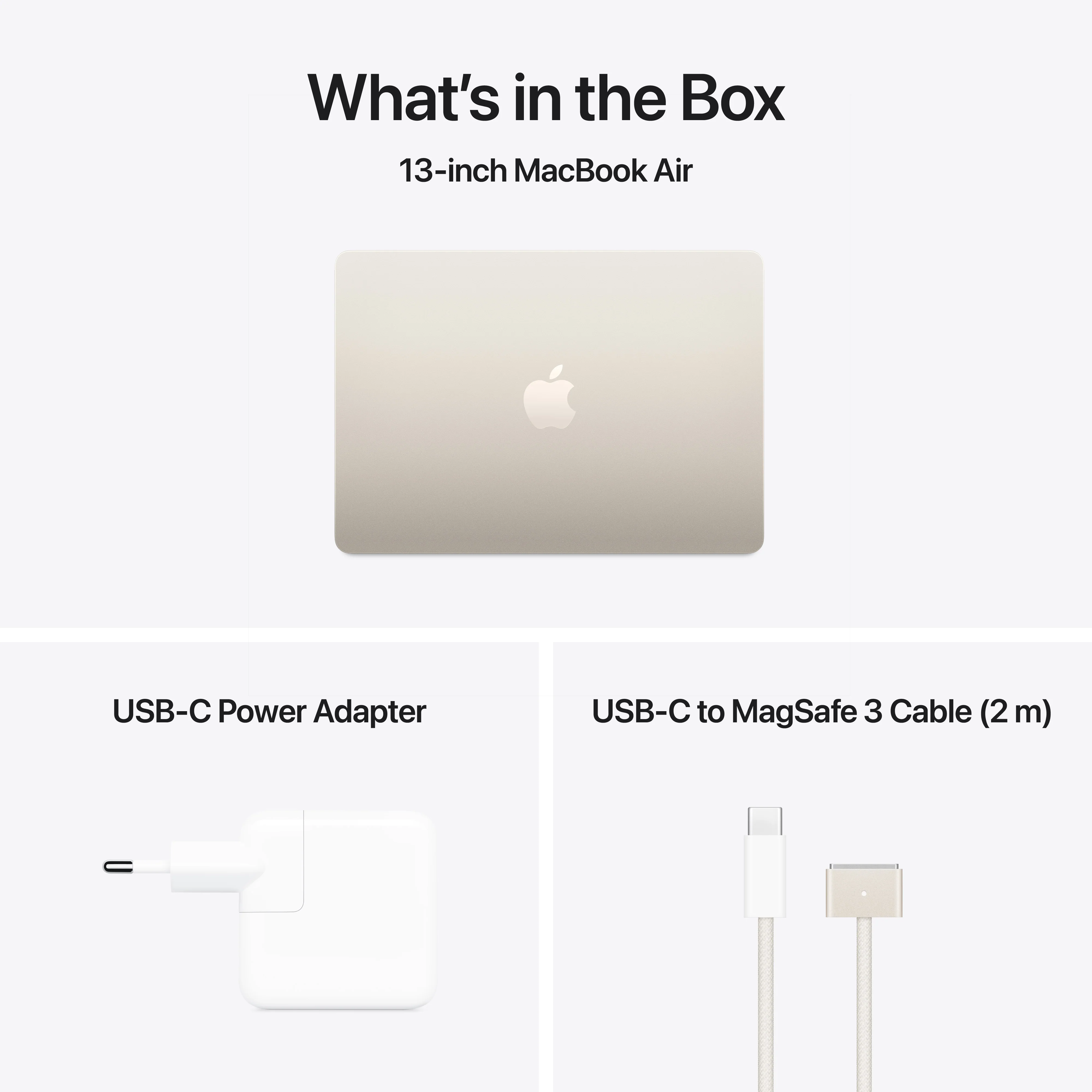 MacBook Air de 13 polegadas: Processador M4 da Apple com CPU 10‑core e GPU 10‑core, 512 GB SSD - Luz das estrelas - Image 11