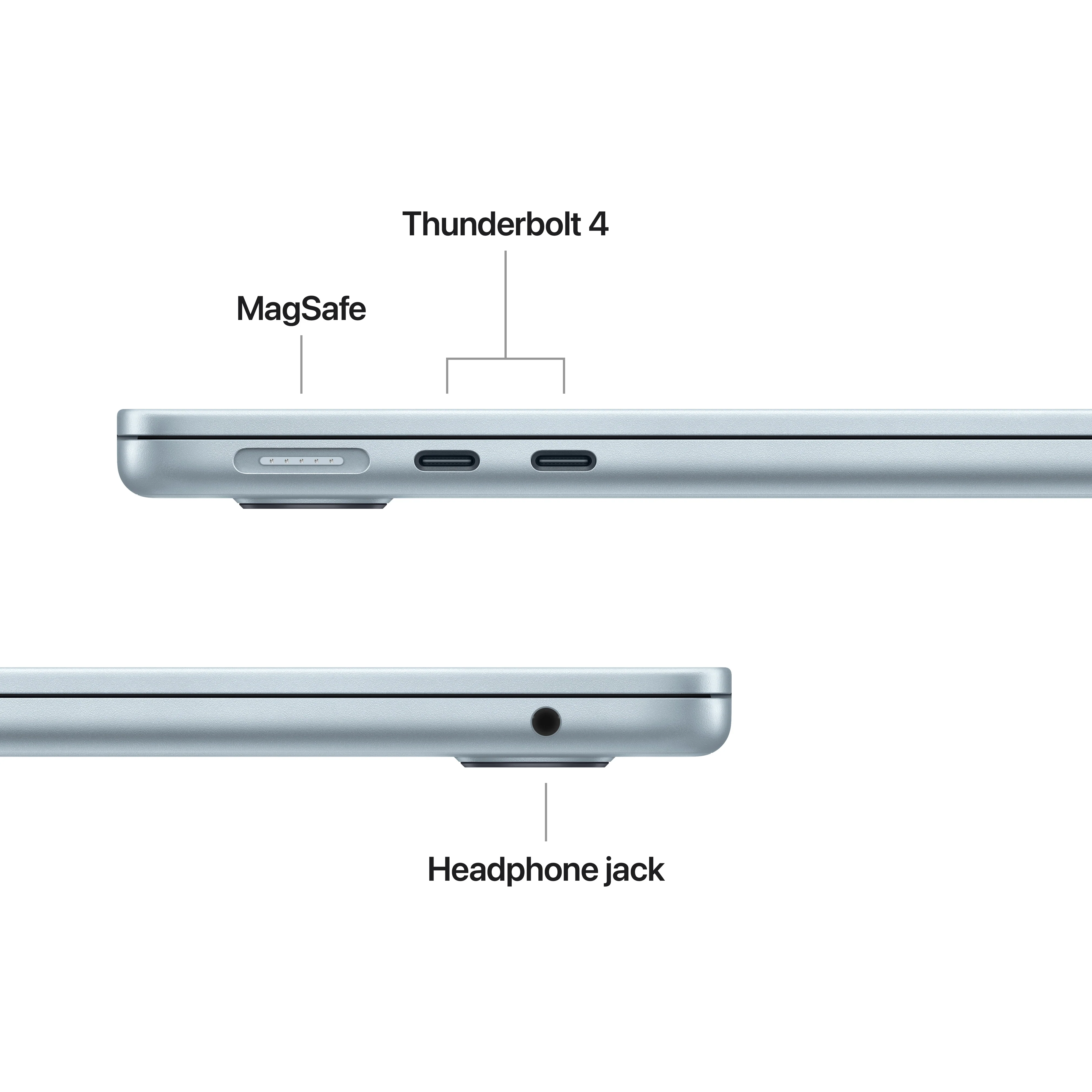 MacBook Air de 13 polegadas: Processador M4 da Apple com CPU 10‑core e GPU 10‑core, 512 GB SSD - Azul céu - Image 7