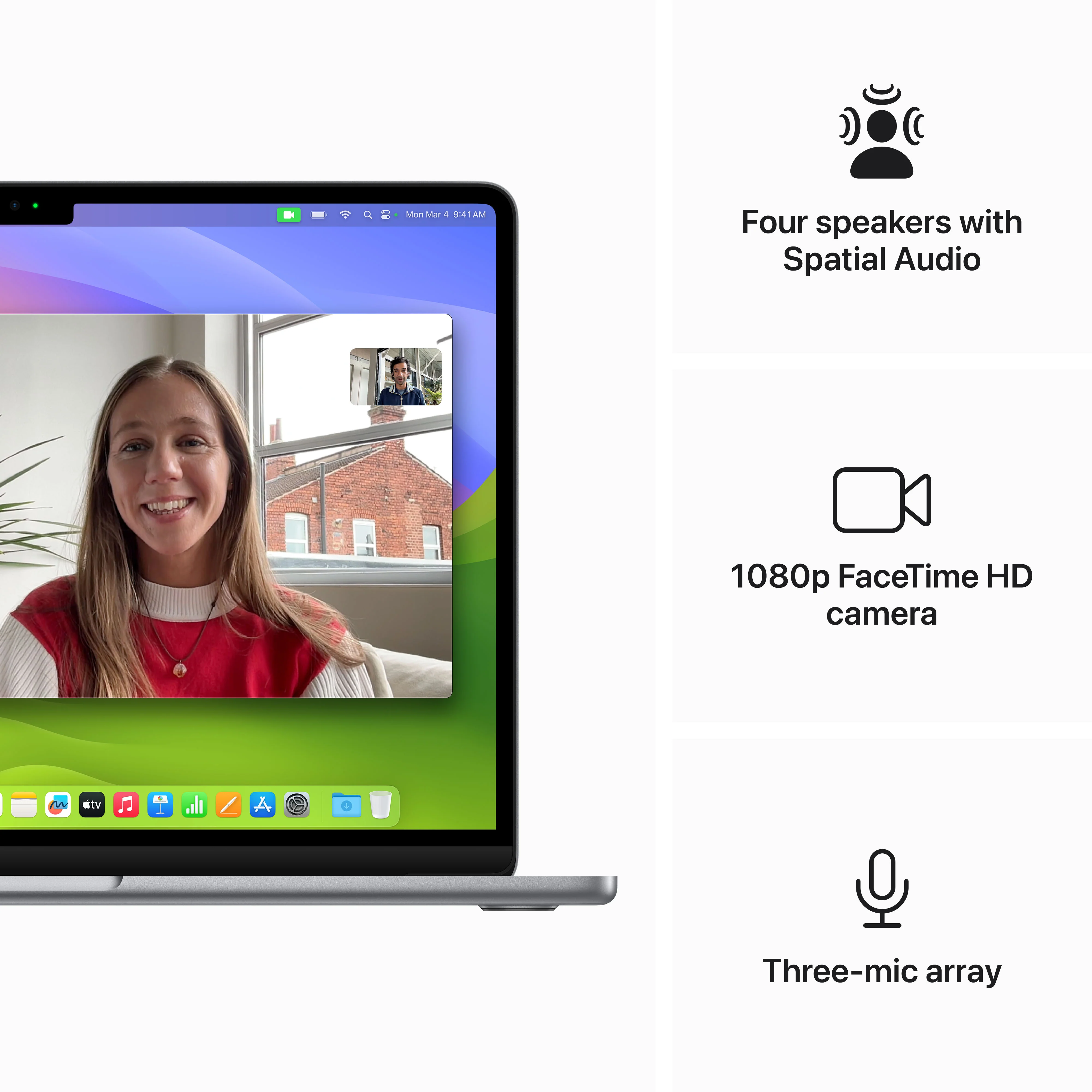 MacBook Air de 13 polegadas: Processador M3 da Apple com CPU 8‑core e GPU 10‑core, 512 GB SSD - Cinzento sideral - Image 6