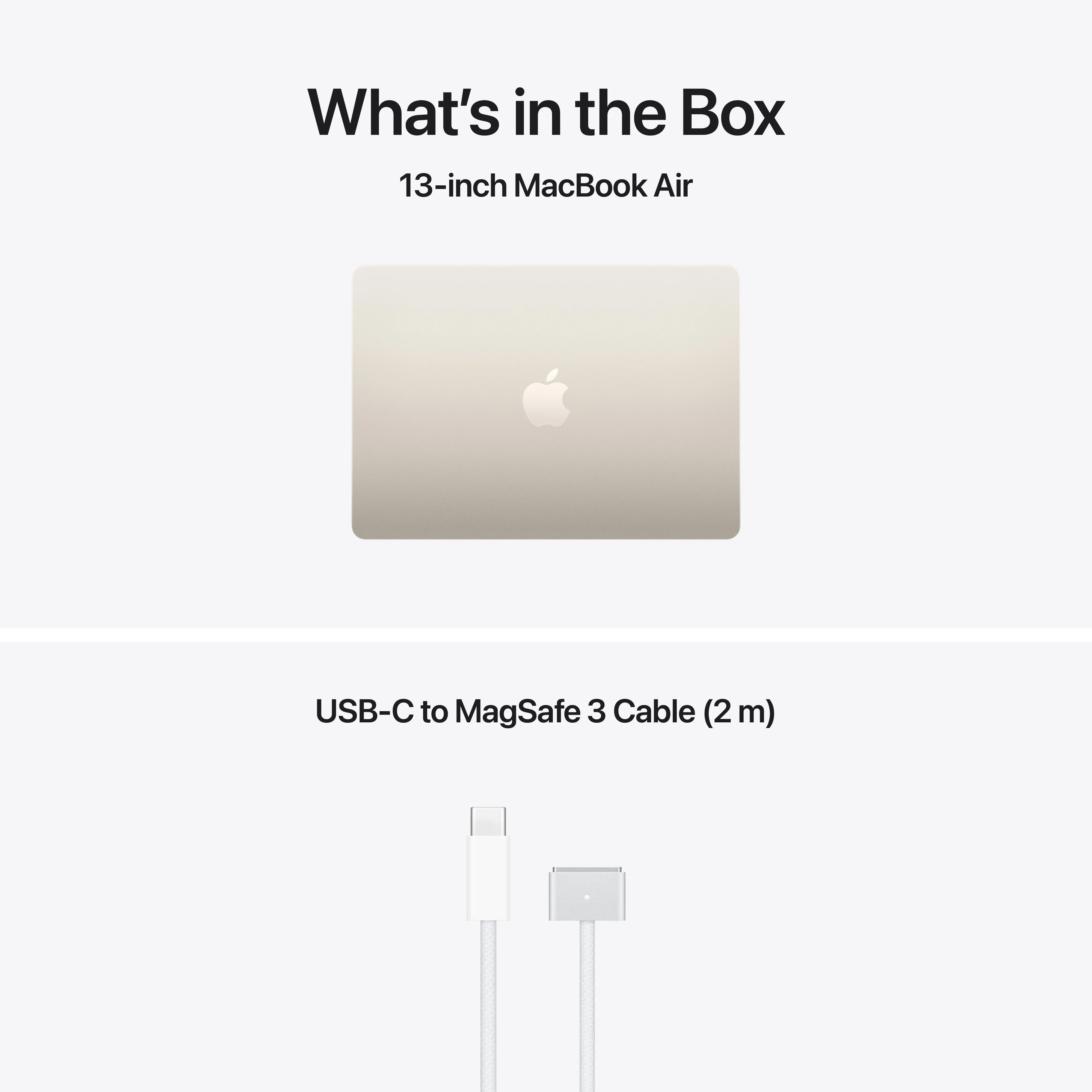 MacBook Air de 13 polegadas: Processador M5 da Apple com CPU 10‑Core e GPU 8‑Core, 512 GB SSD - Luz das estrelas - Image 9