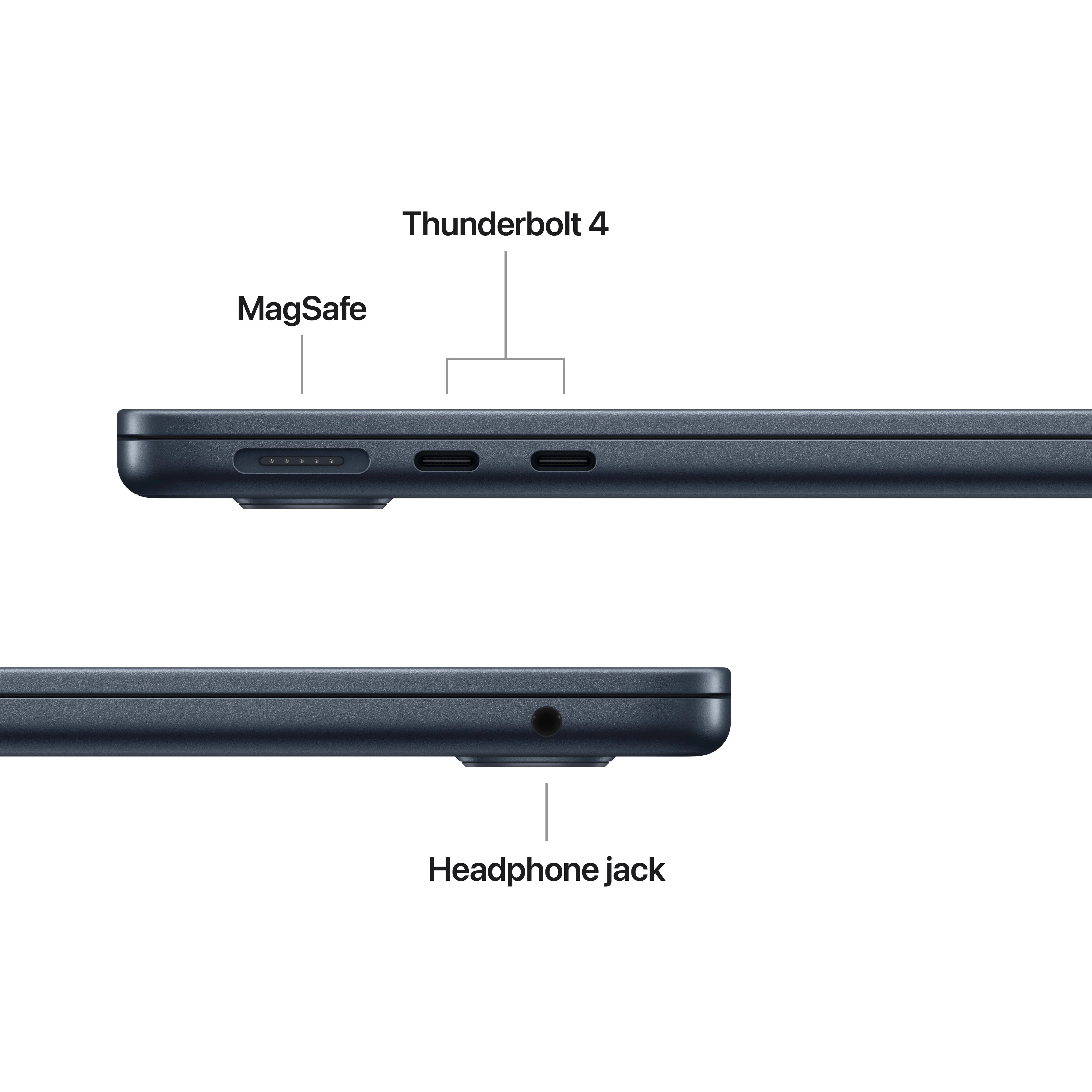 MacBook Air de 13 polegadas: Processador M5 da Apple com CPU 10‑Core e GPU 10‑Core, 1 TB SSD - Meia-noite - Image 6