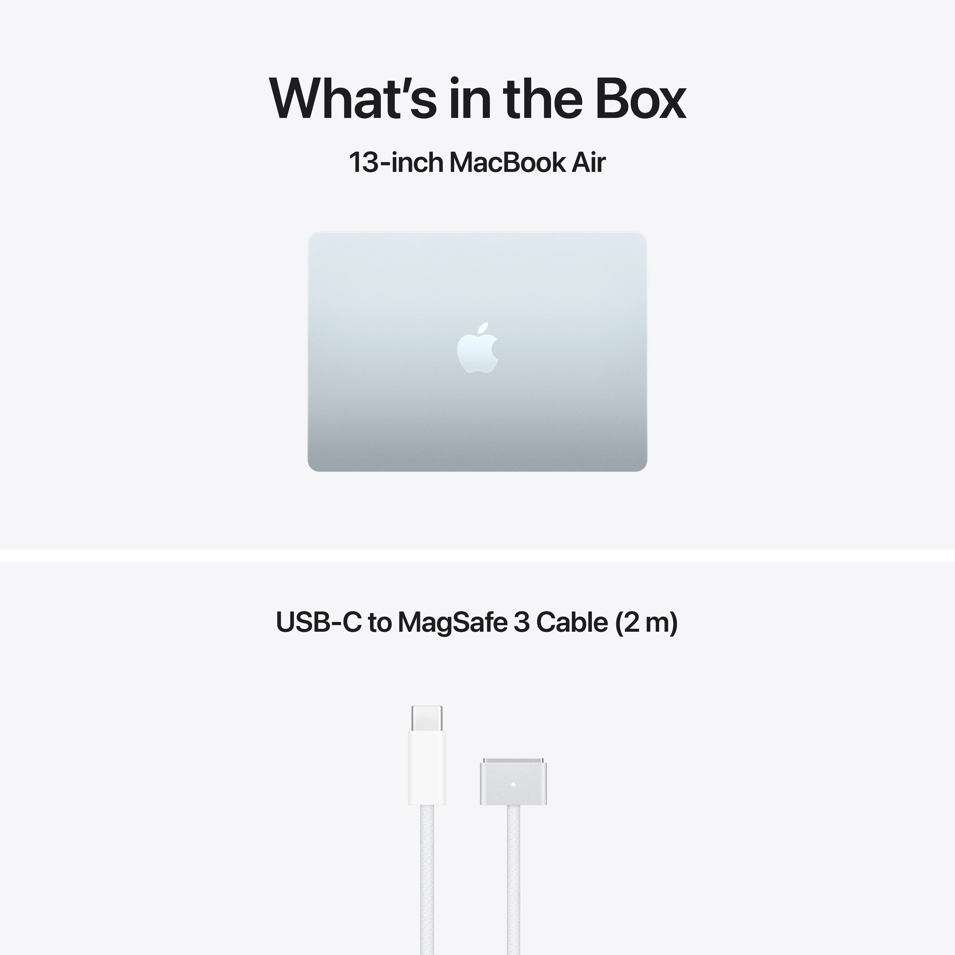 MacBook Air de 13 polegadas: Processador M5 da Apple com CPU 10‑Core e GPU 10‑Core, 1 TB SSD - Azul céu - Image 9