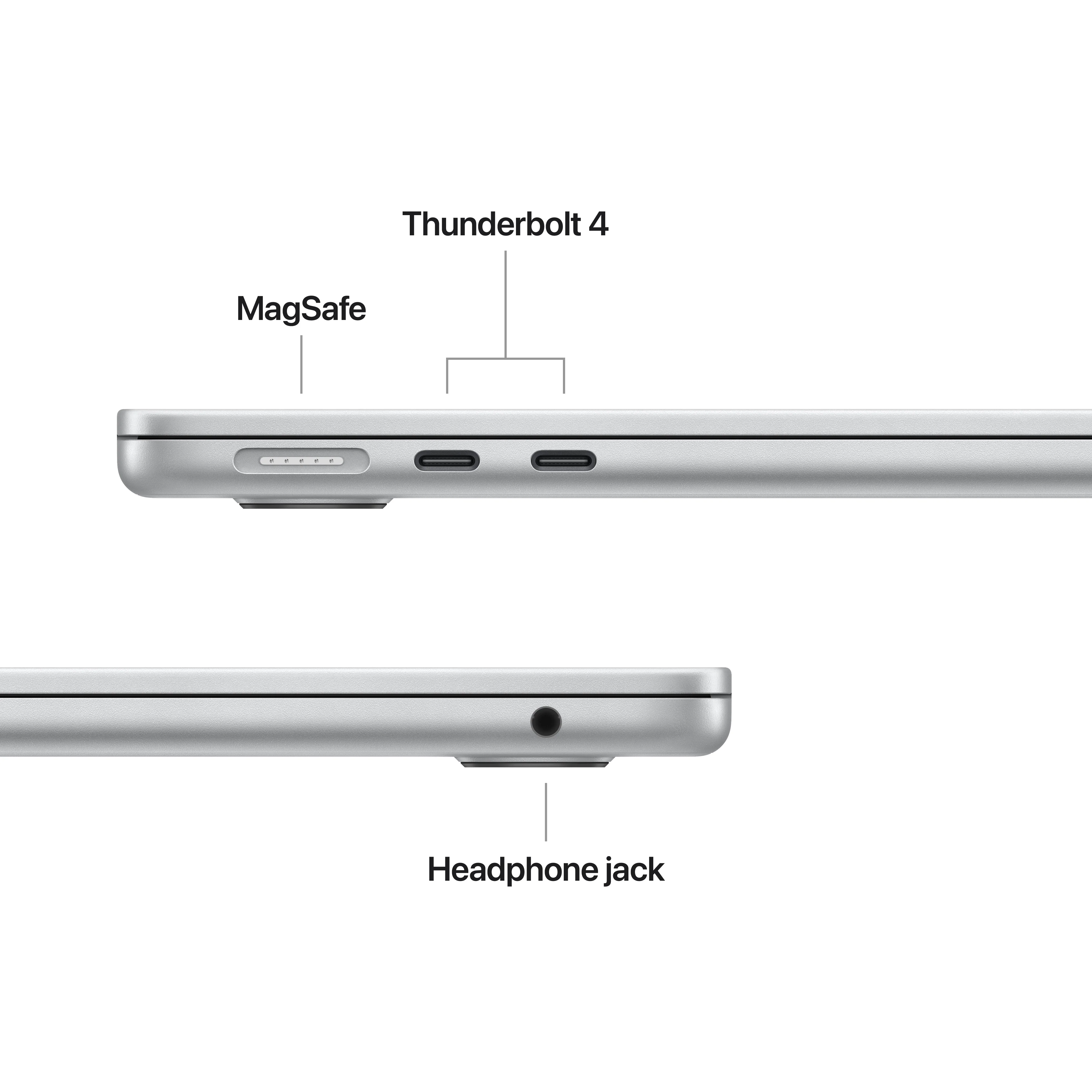 MacBook Air de 13 polegadas: Processador M4 da Apple com CPU 10‑core e GPU 8‑core, 256 GB SSD - Prateado - Image 7