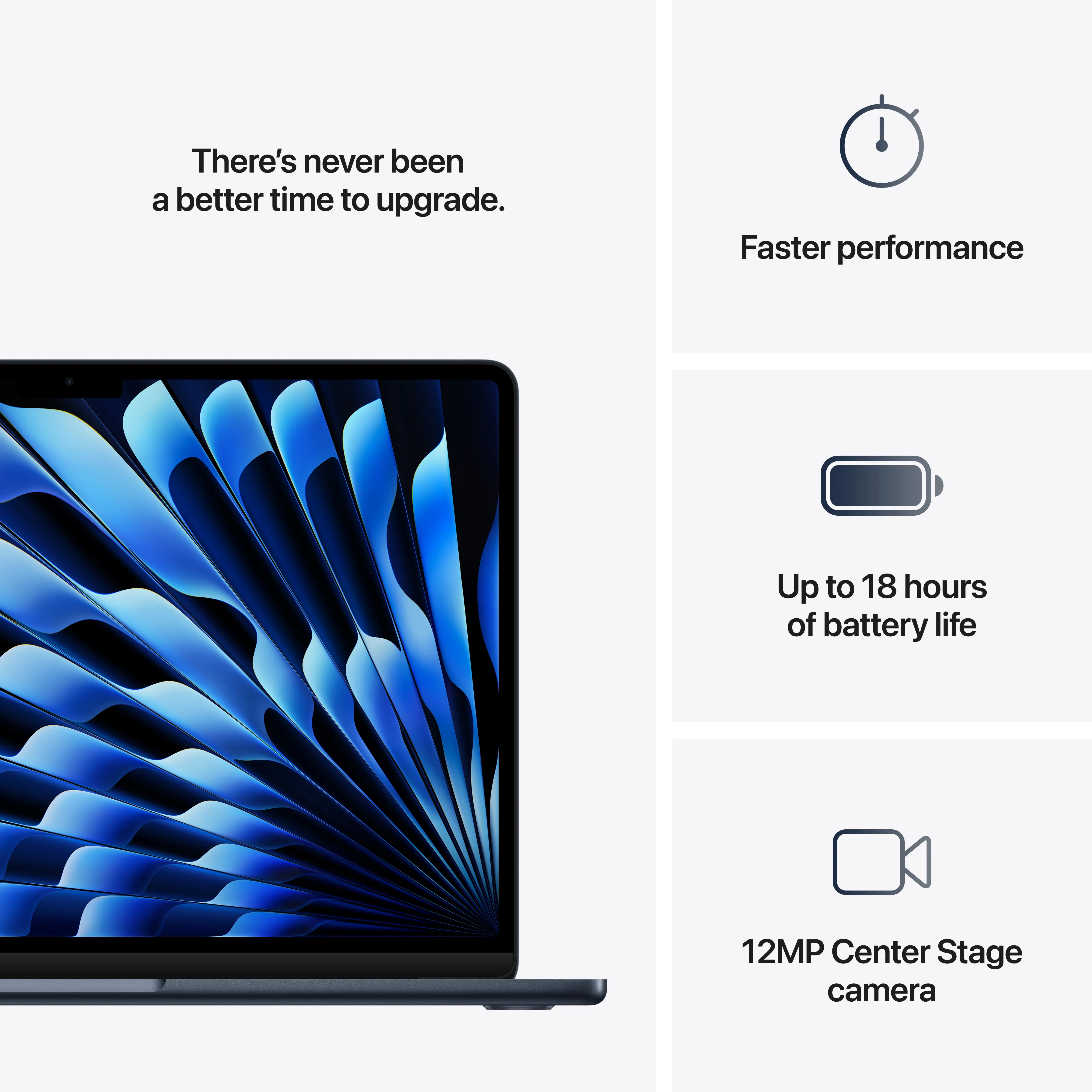 MacBook Air de 13 polegadas: Processador M4 da Apple com CPU 10‑core e GPU 10‑core, 512 GB SSD - Meia-noite - Image 10