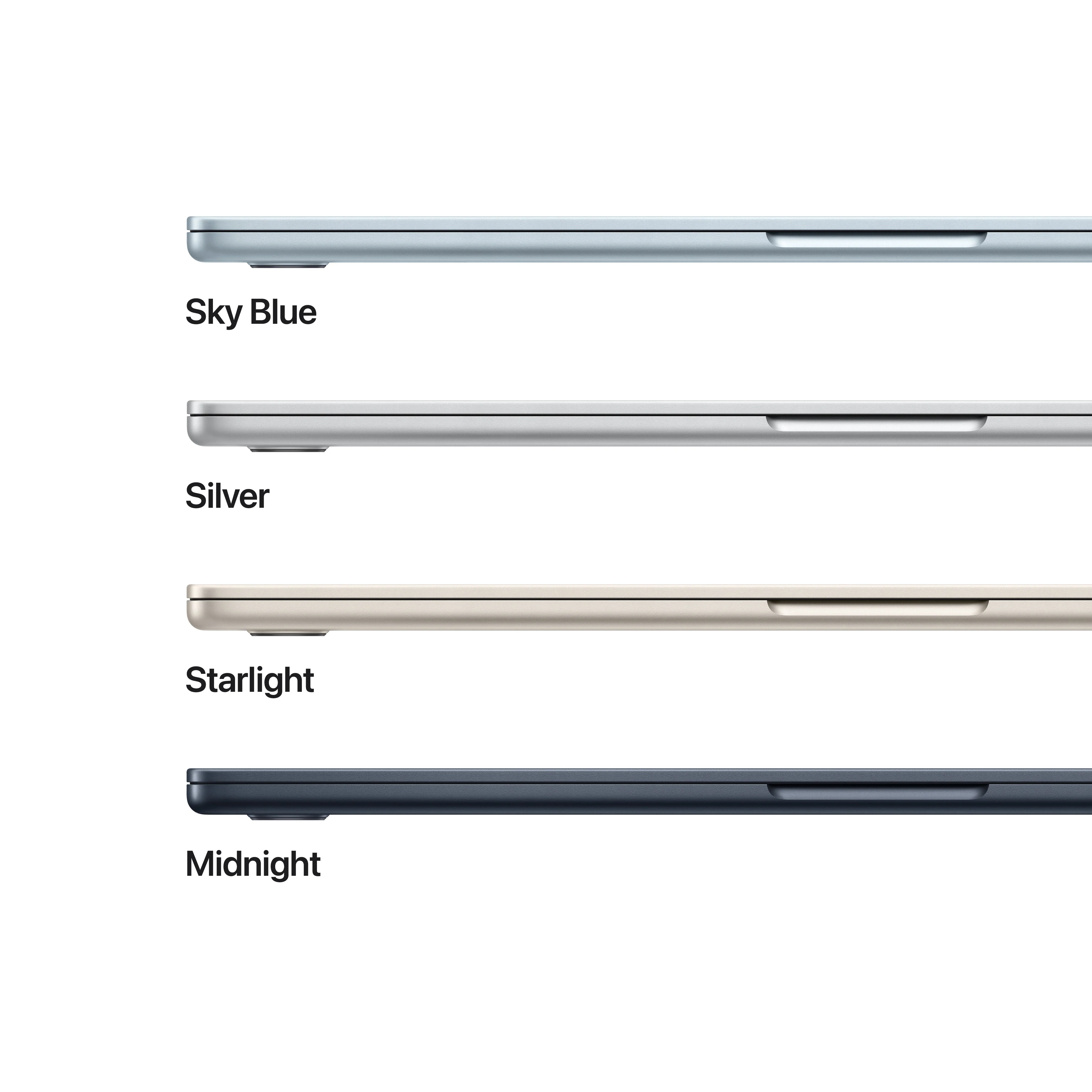 MacBook Air de 15 polegadas: Processador M4 da Apple com CPU 10‑core e GPU 10‑core, 512 GB SSD - Meia-noite - Image 3