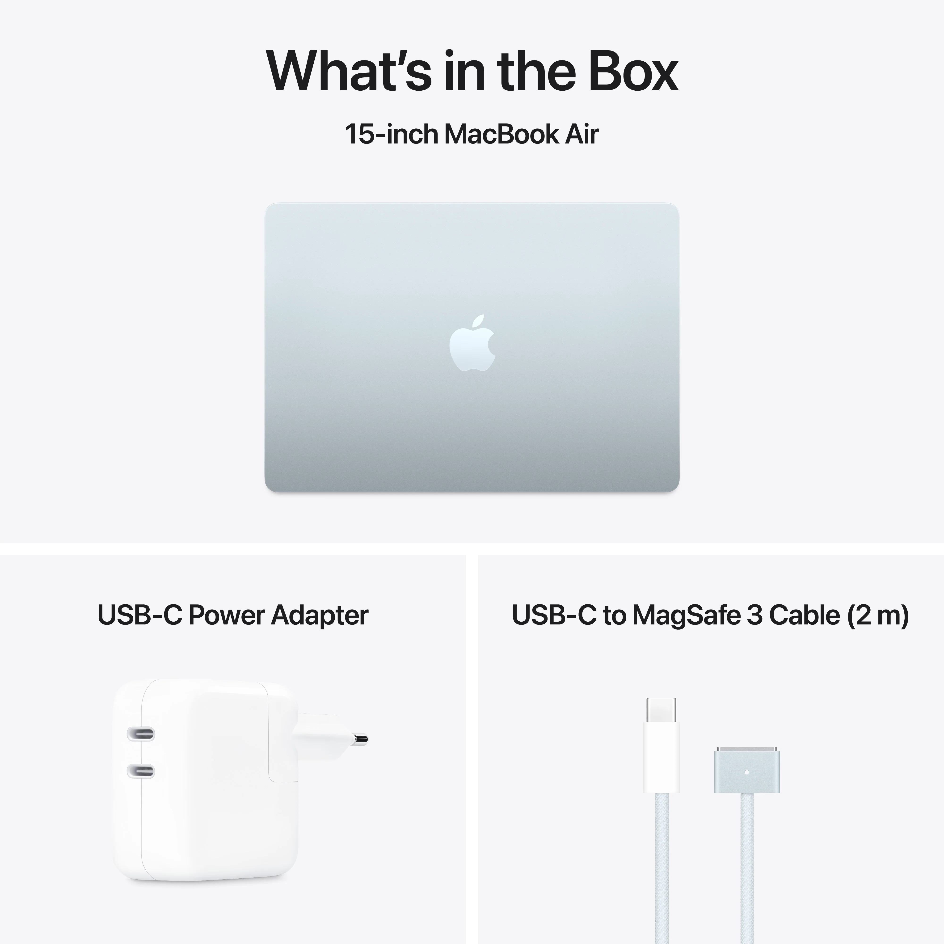 MacBook Air de 15 polegadas: Processador M4 da Apple com CPU 10‑core e GPU 10‑core, 16Gb RAM, 512 GB SSD - Azul céu - Image 11
