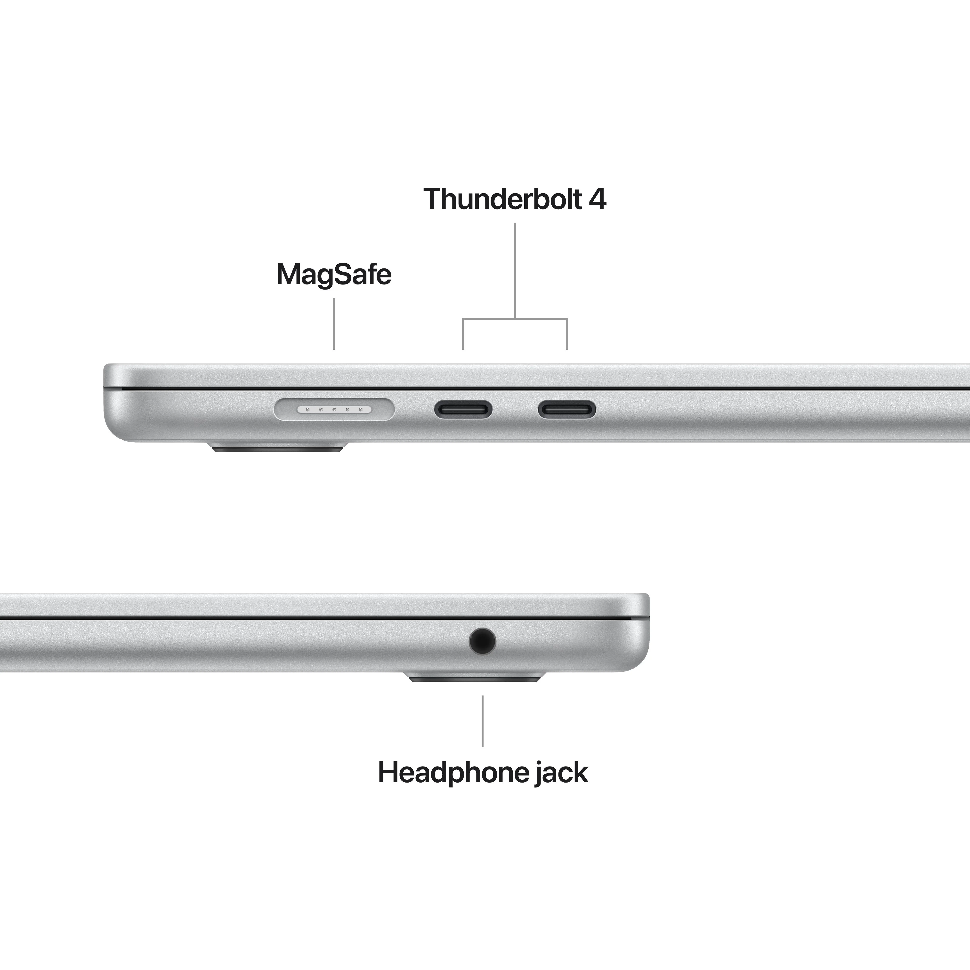 MacBook Air de 15 polegadas: Processador M5 da Apple com CPU 10‑Core e GPU 10‑Core, 1 TB SSD - Prateado - Image 6