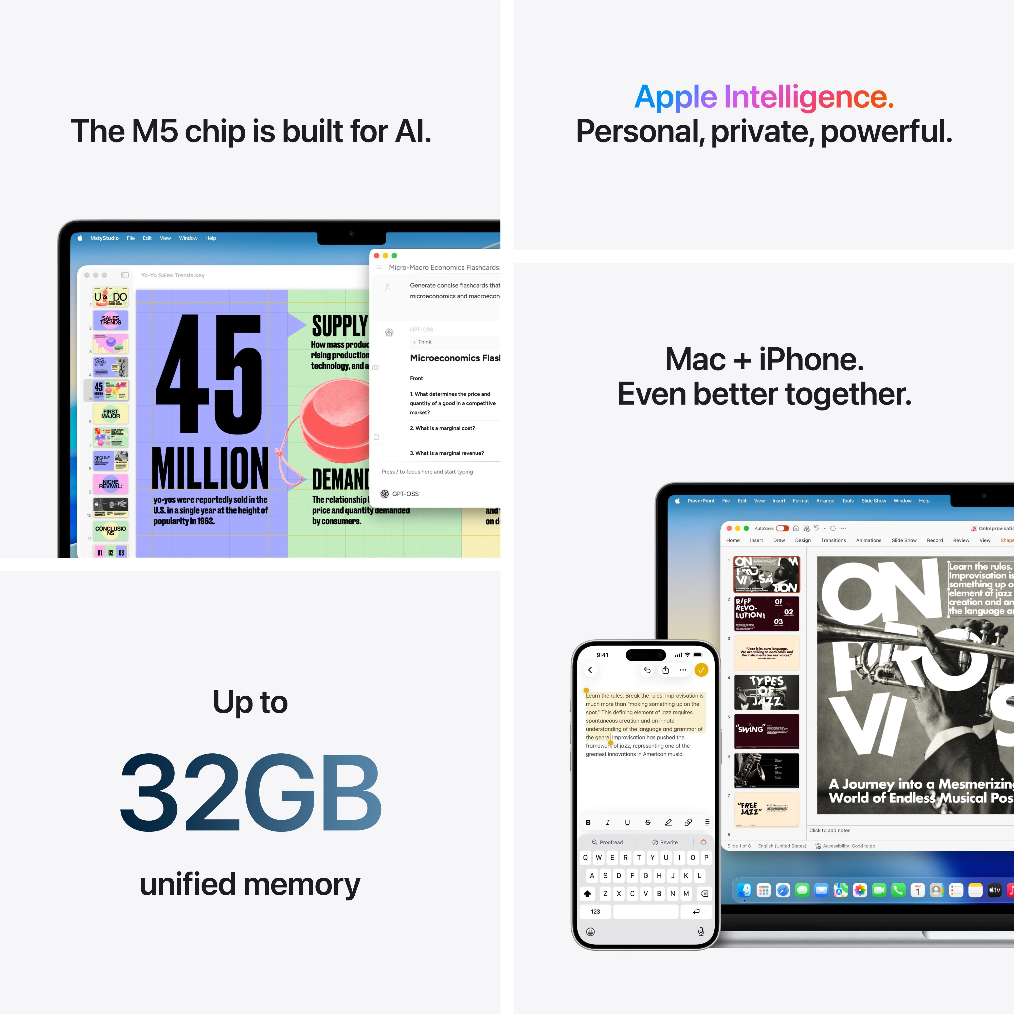 MacBook Air de 15 polegadas: Processador M5 da Apple com CPU 10‑Core e GPU 10‑Core, 1 TB SSD - Prateado - Image 8