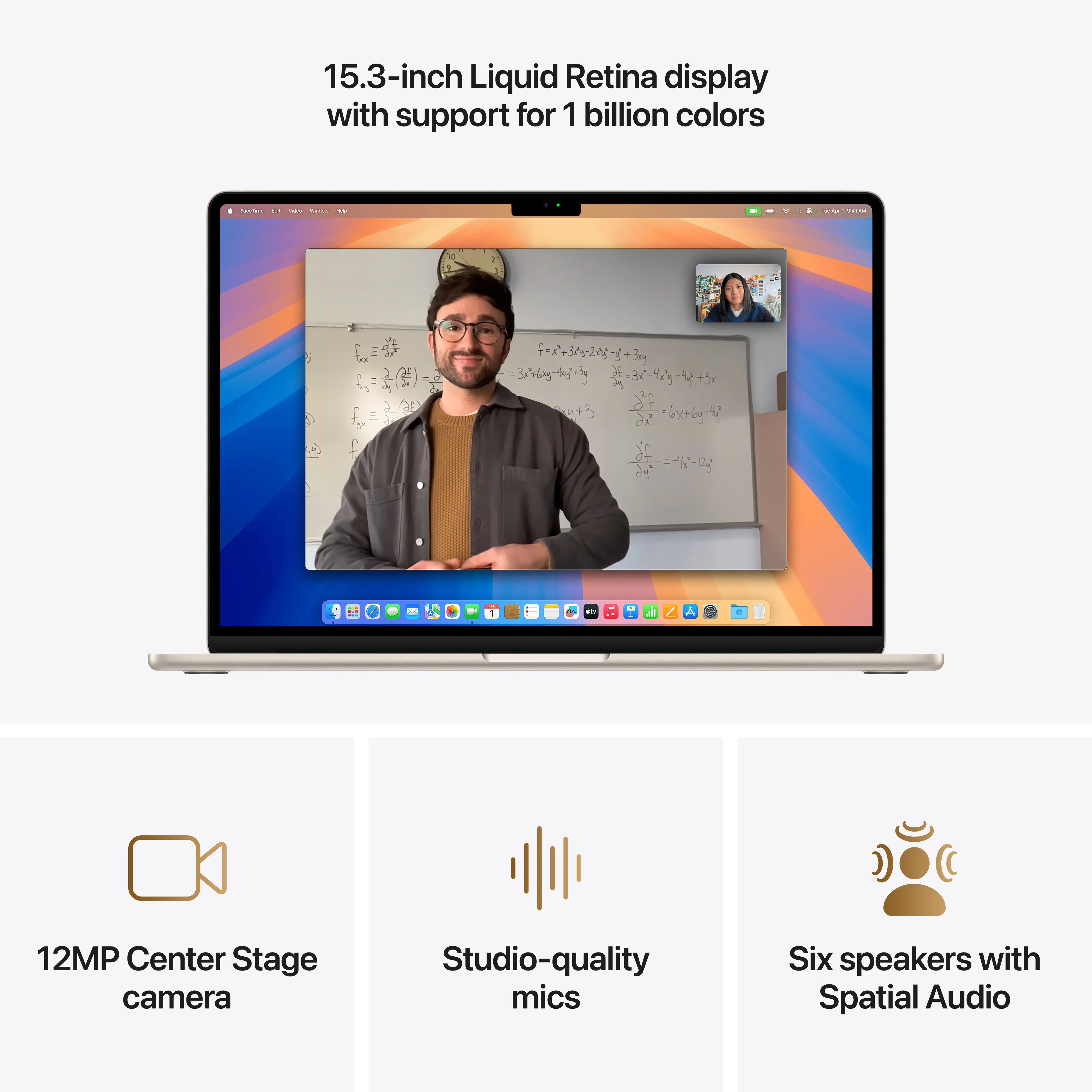 MacBook Air de 15 polegadas: Processador M4 da Apple com CPU 10‑core e GPU 10‑core, 256 GB SSD - Luz das estrelas - Image 5