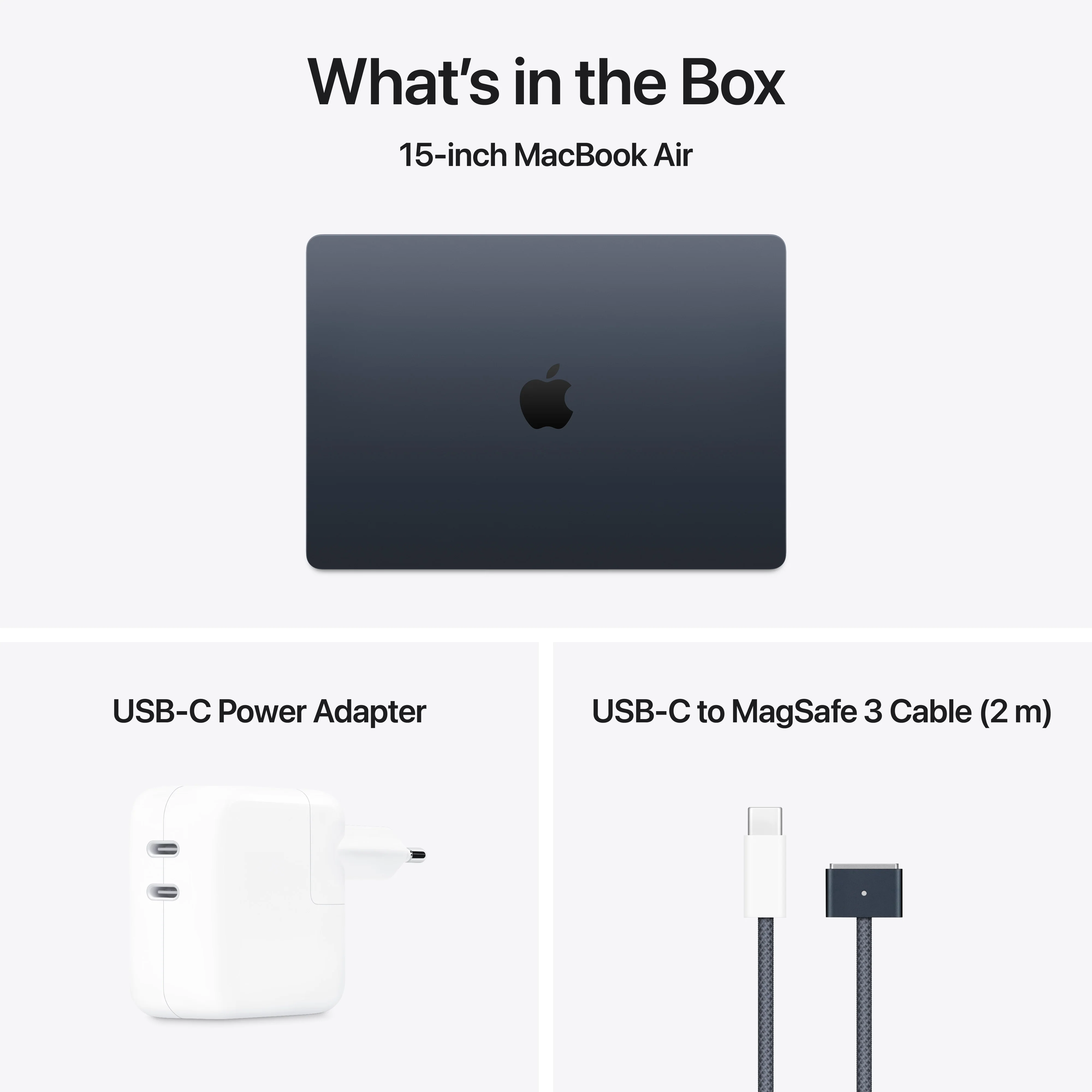 MacBook Air de 15 polegadas: Processador M4 da Apple com CPU 10‑core e GPU 10‑core, 256 GB SSD - Meia-noite - Image 11