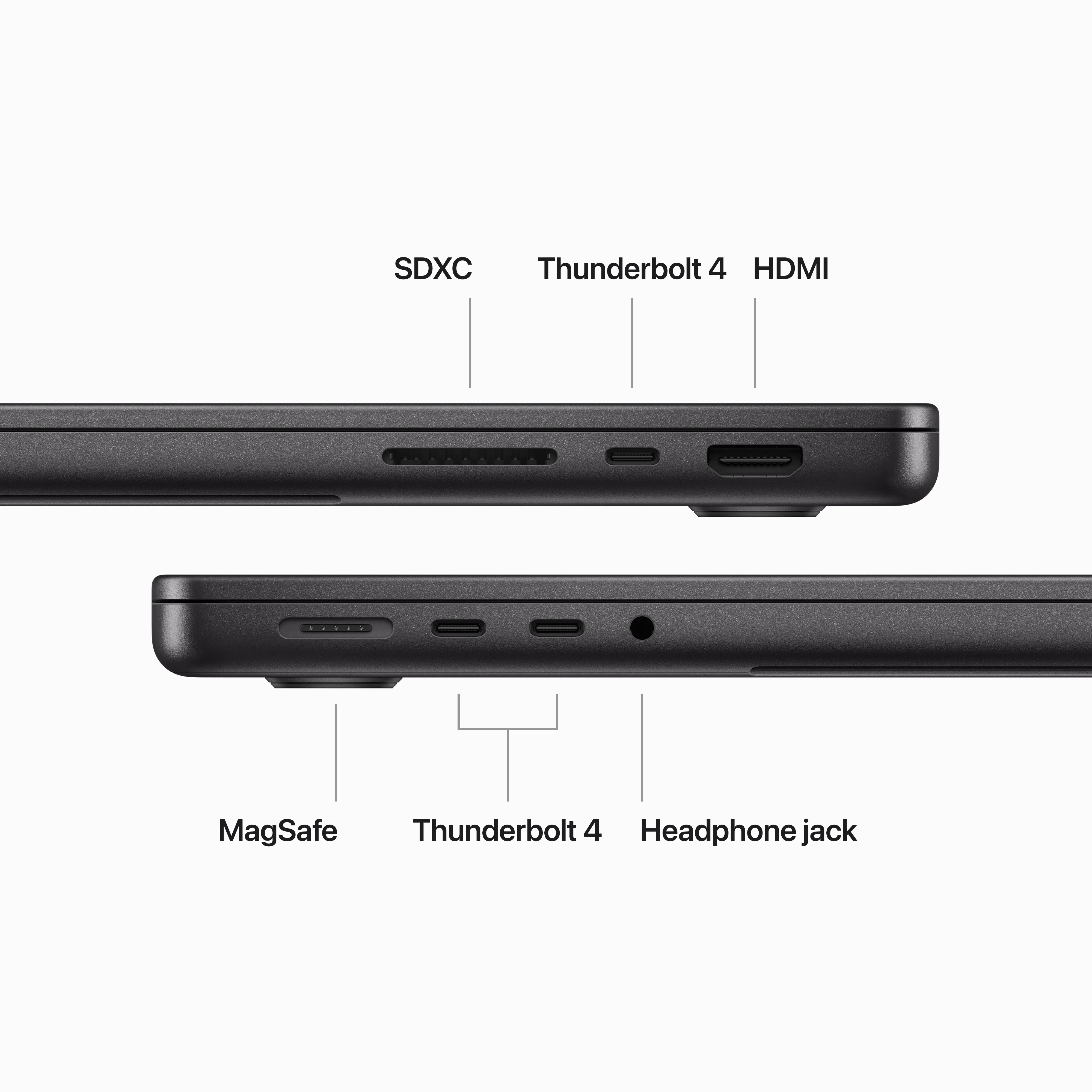 MacBook Pro de 14 polegadas: Processador M3 Pro da Apple com CPU 12‑core e GPU 18‑core, 1 TB SSD - Preto sideral - Image 6