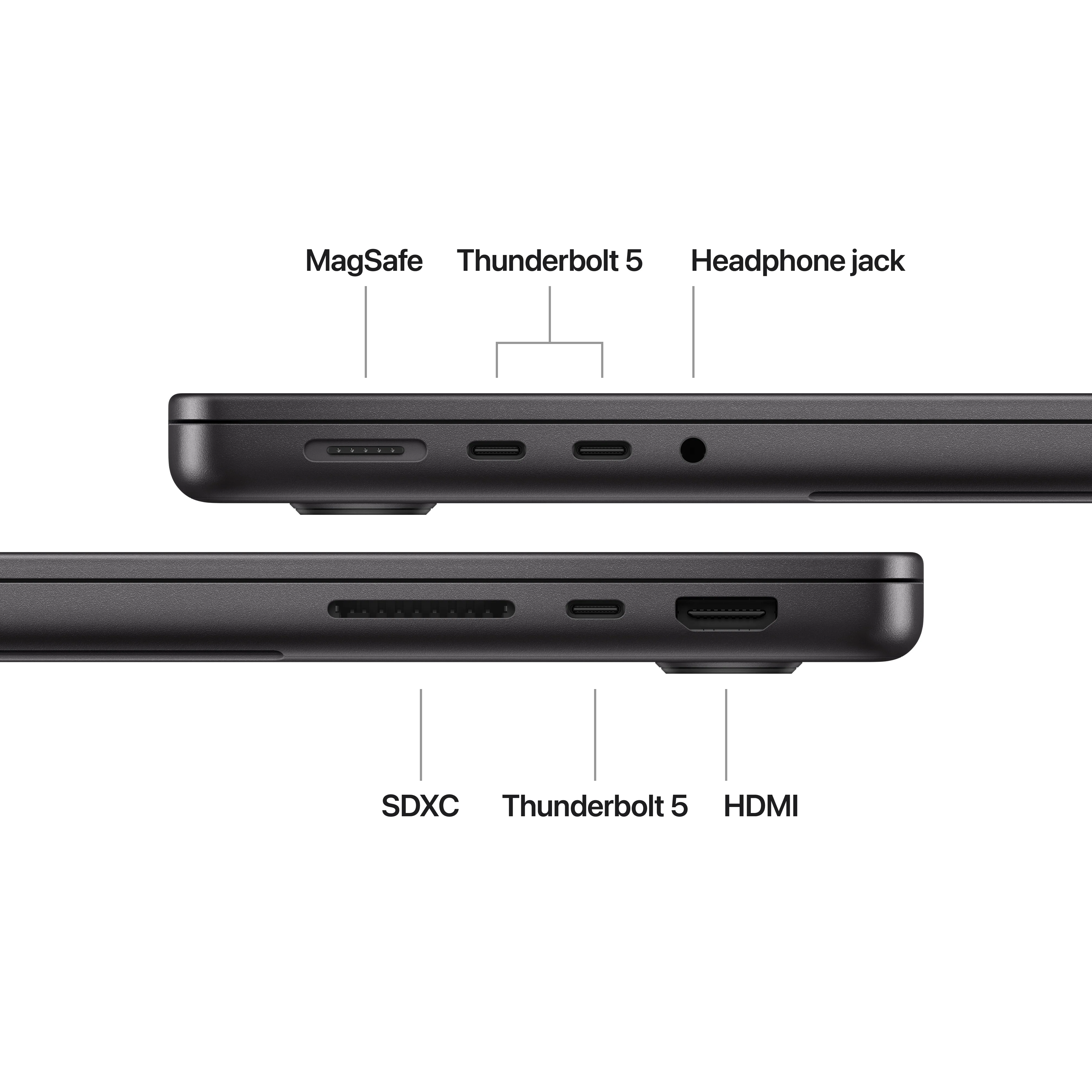 MacBook Pro de 14 polegadas: Processador M4 Max da Apple com CPU 14‑core e GPU 32‑core, 1 TB SSD - Preto sideral - Image 7