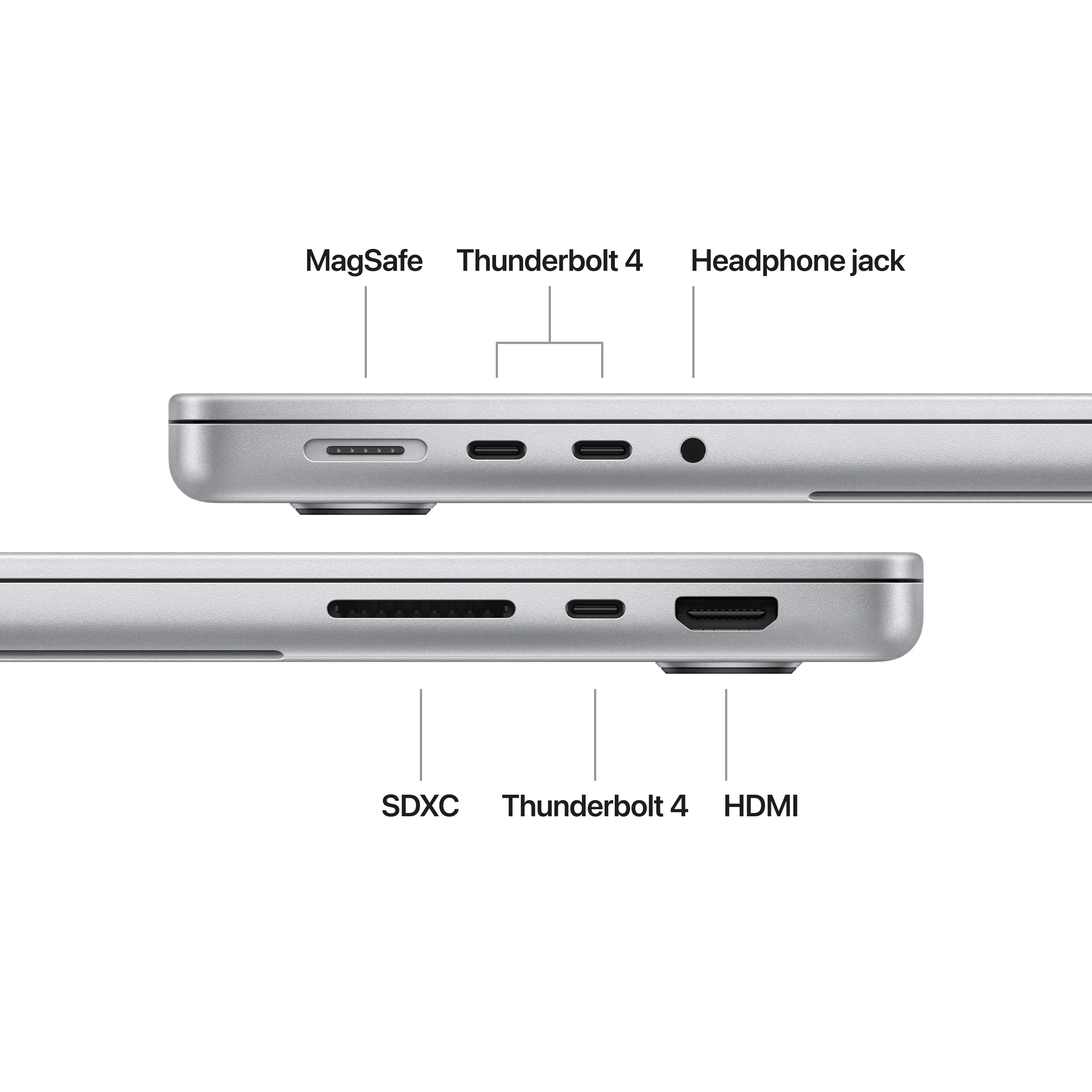 MacBook Pro de 14 polegadas: Processador M4 da Apple com CPU 10‑core e GPU 10‑core, 512 GB SSD - Prateado - Image 7
