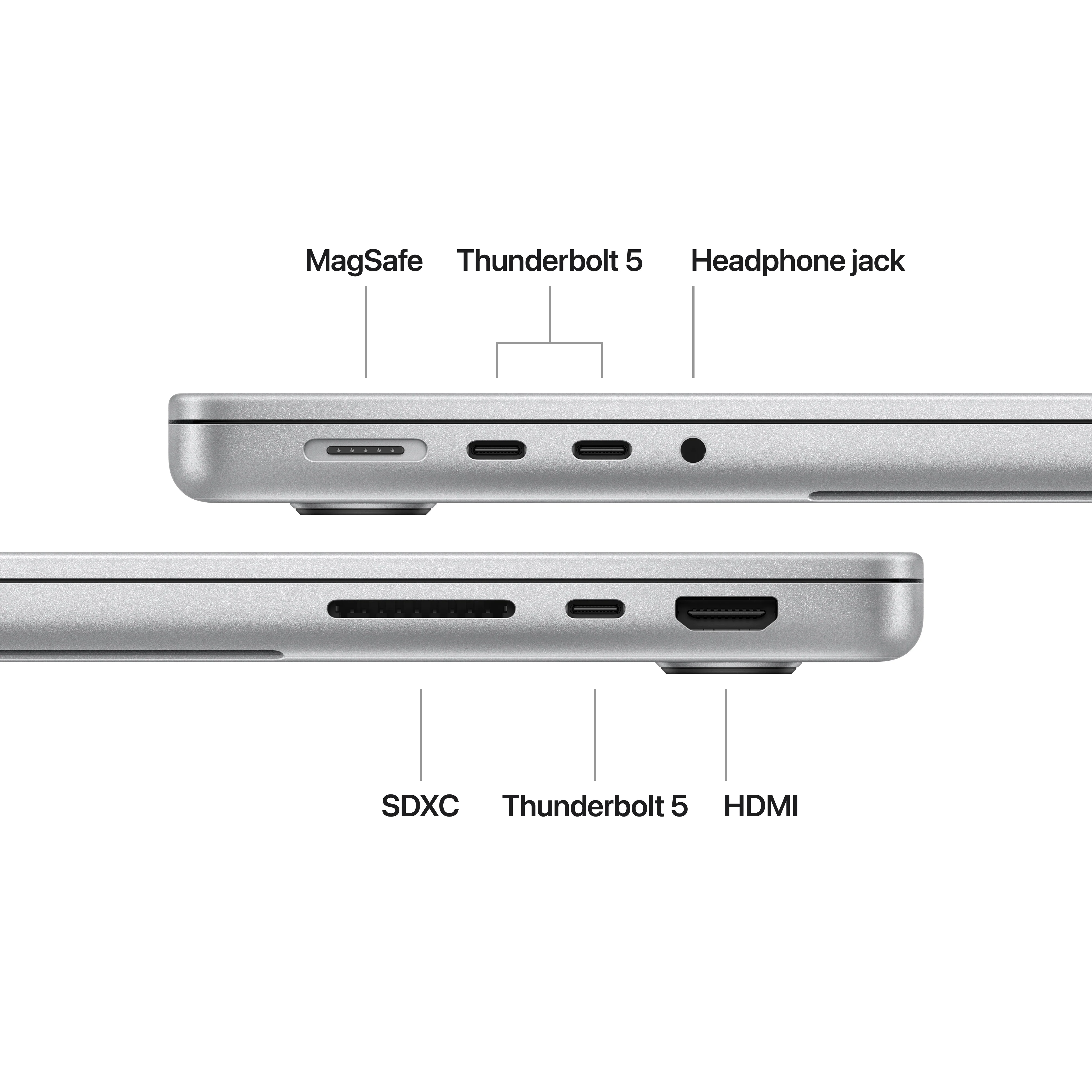 MacBook Pro de 14 polegadas: Processador M4 Pro da Apple com CPU 14‑core e GPU 20‑core, 1 TB SSD - Prateado - Image 7