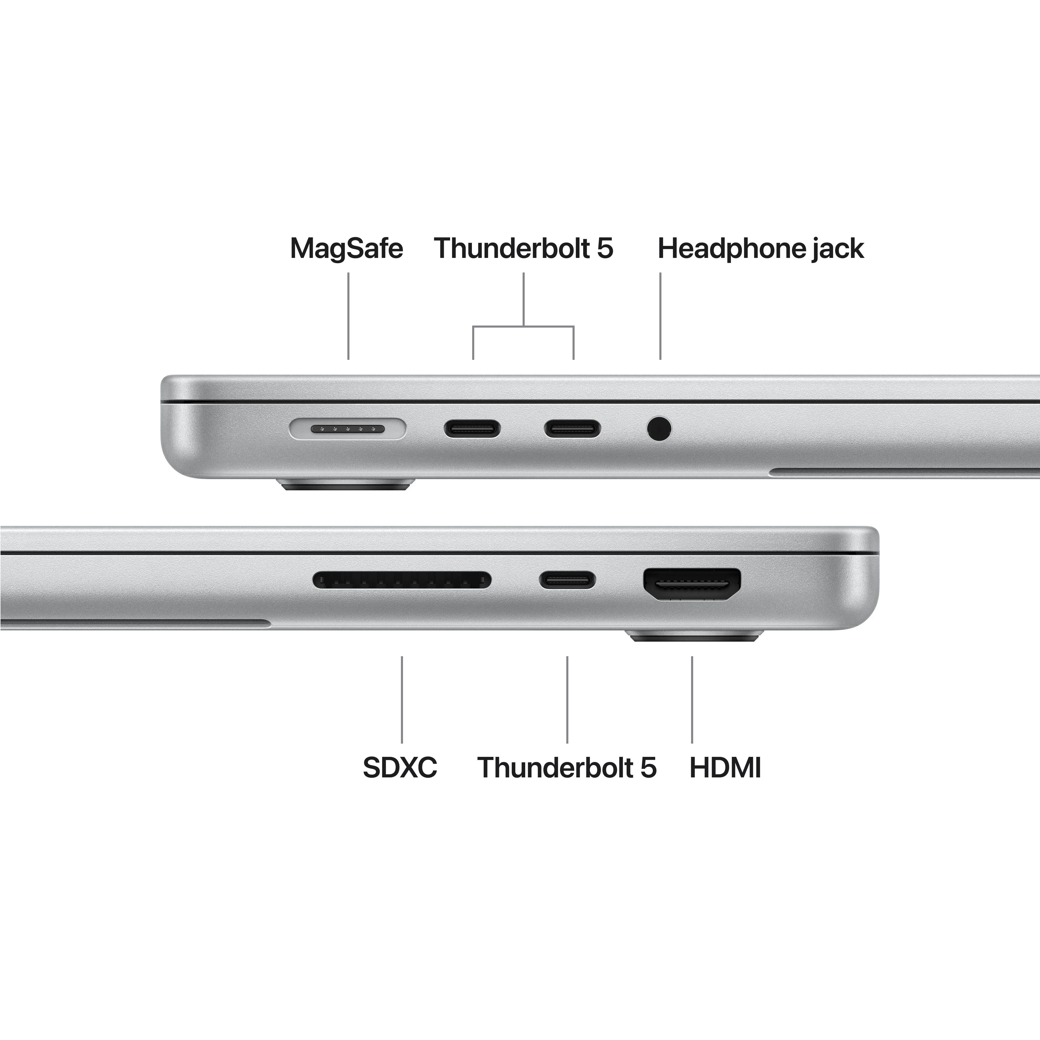 MacBook Pro de 14 polegadas: Processador M5 Max da Apple com CPU 18‑Core e GPU 32‑Core, 2 TB SSD - Prateado - Image 7