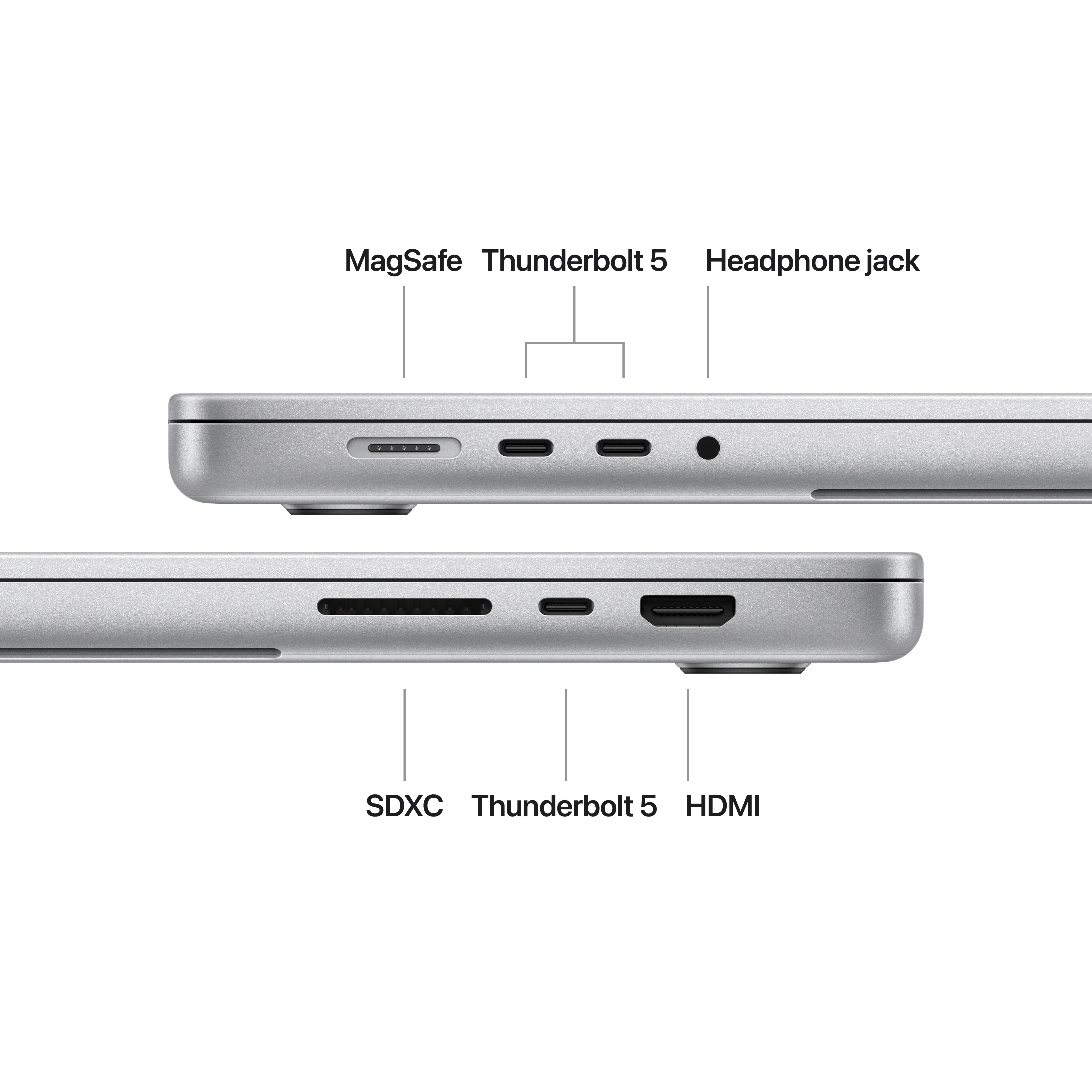 MacBook Pro de 16 polegadas: Processador M4 Max da Apple com CPU 16‑core e GPU 40‑core, 1 TB SSD - Prateado - Image 7