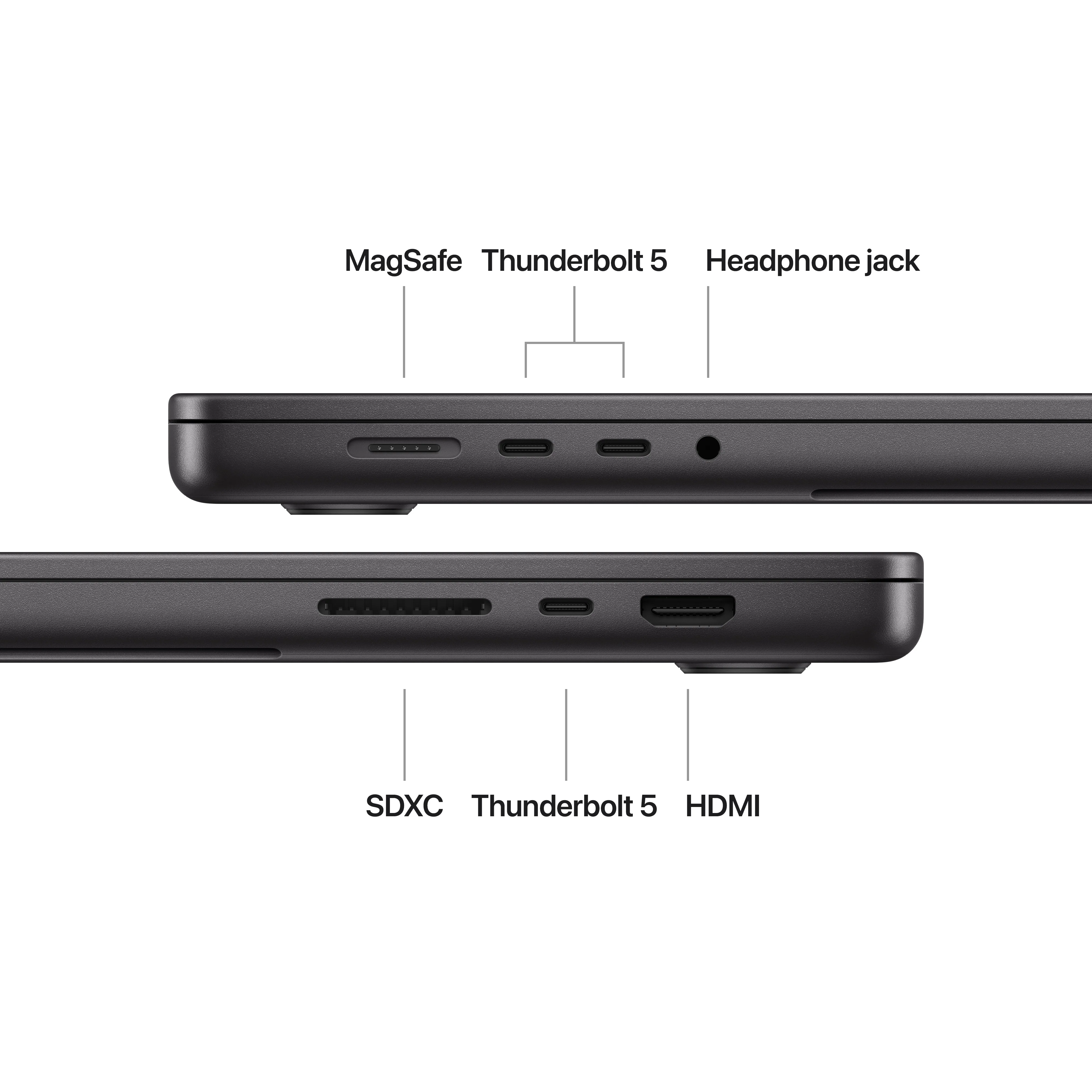 MacBook Pro de 16 polegadas: Processador M4 Pro da Apple com CPU 14‑core e GPU 20‑core, 512 GB SSD - Preto sideral - Image 7