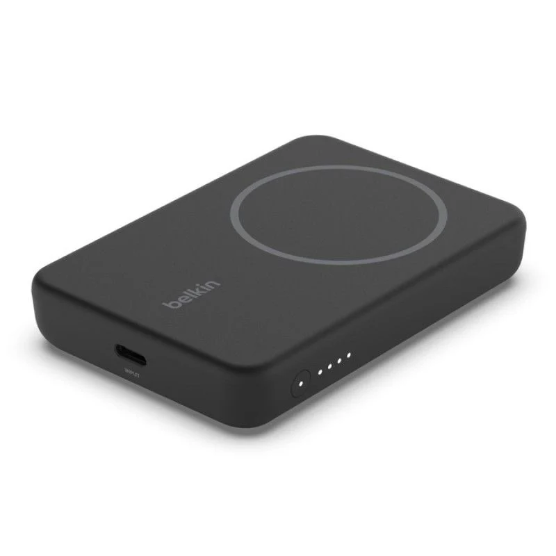 Powerbank de 5000mAh com carregador wireless - Preto - Image 4