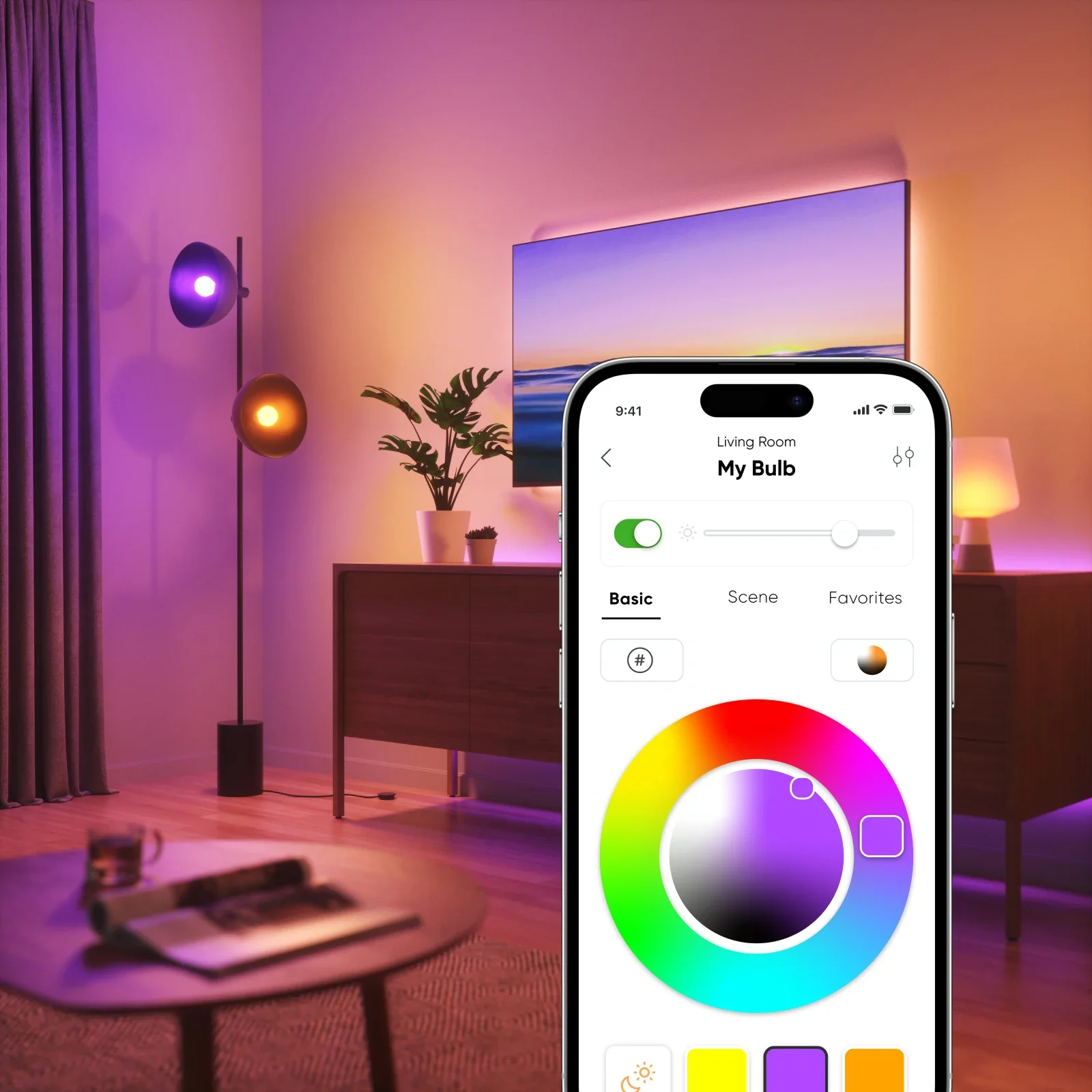 Lâmpada LED Nanoleaf A60/E27 Essentials Smart Bulb matter (conjunto de 3) - Image 3