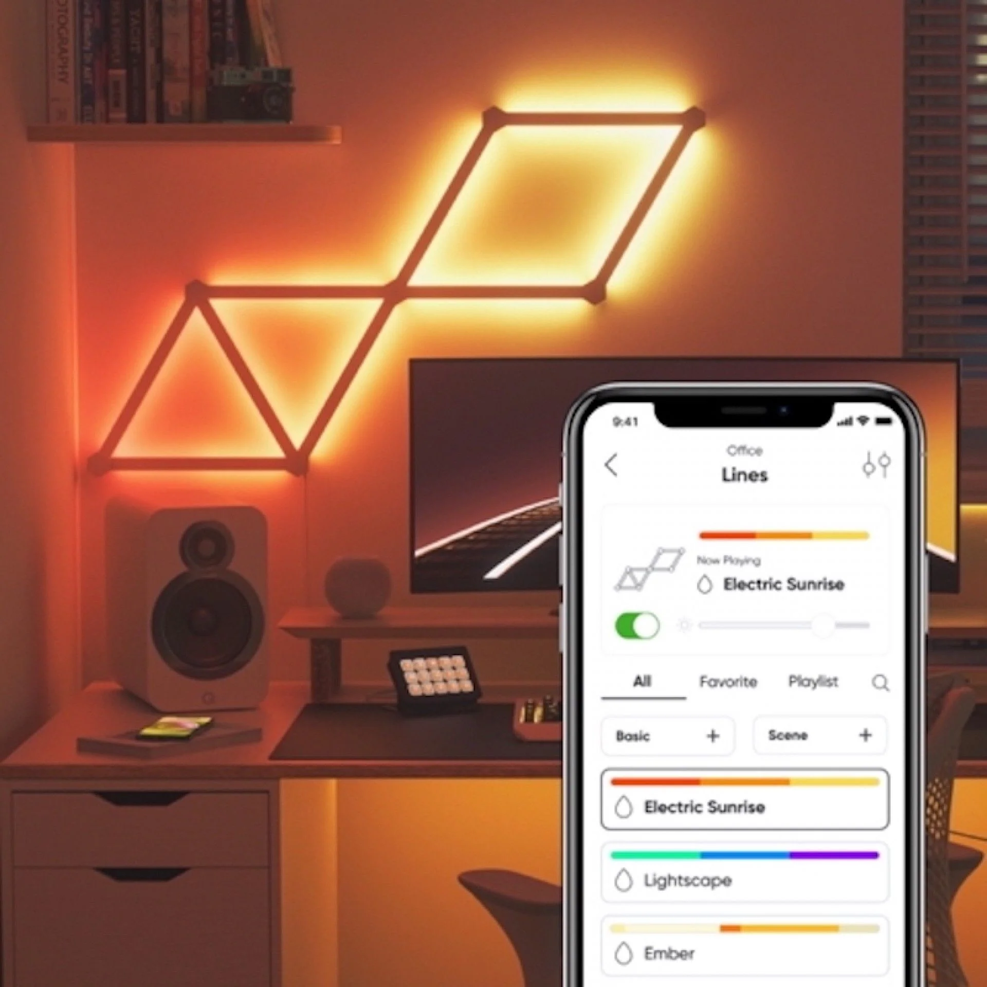 Nanoleaf - Lines Hexagon (starter+9 panels) - Image 3