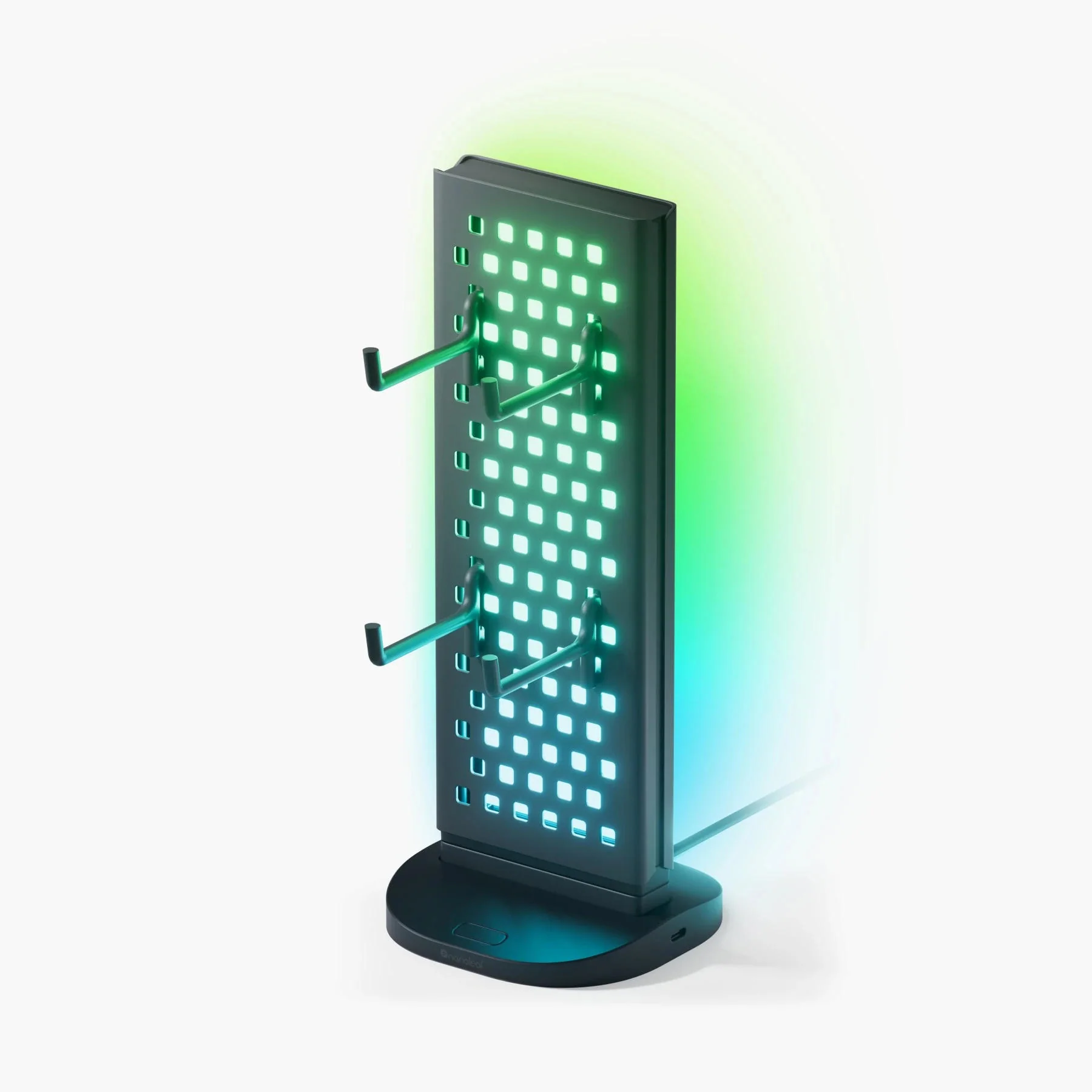 Suporte Vertical com 4 Ganchos e Luz LED – Hub USB-C - Image 2