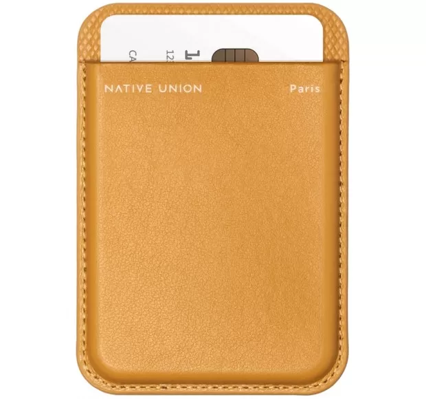 Bolsa magnética MagSafe para cartões - Caramelo