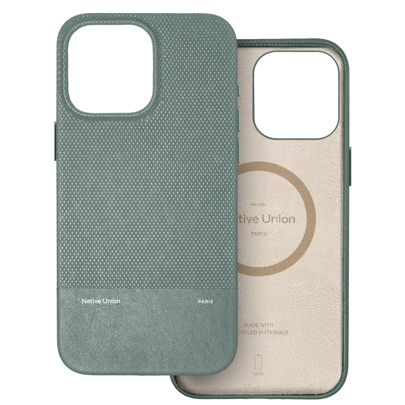 Capa Native Union (RE)CLASSIC para iPhone 16 Pro Max - Green Slate
