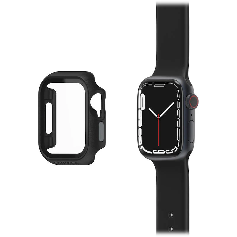 Capa de proteção (relógio e ecrã) para Apple Watch 8/7 de 41 mm - Preto - Image 2