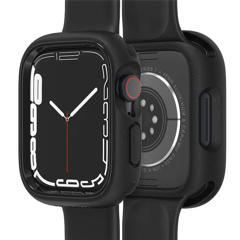 Capa de proteção (apenas relógio) para Apple Watch 8/7 de 45 mm - Preto