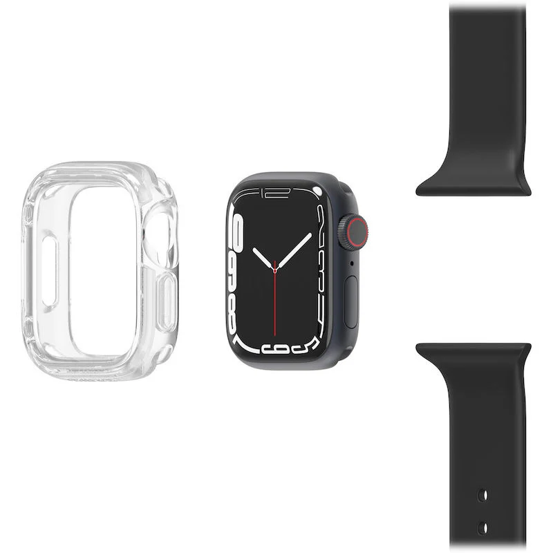 Capa de proteção (apenas relógio) para Apple Watch 7/8 de 41 mm - Transparente - Image 4