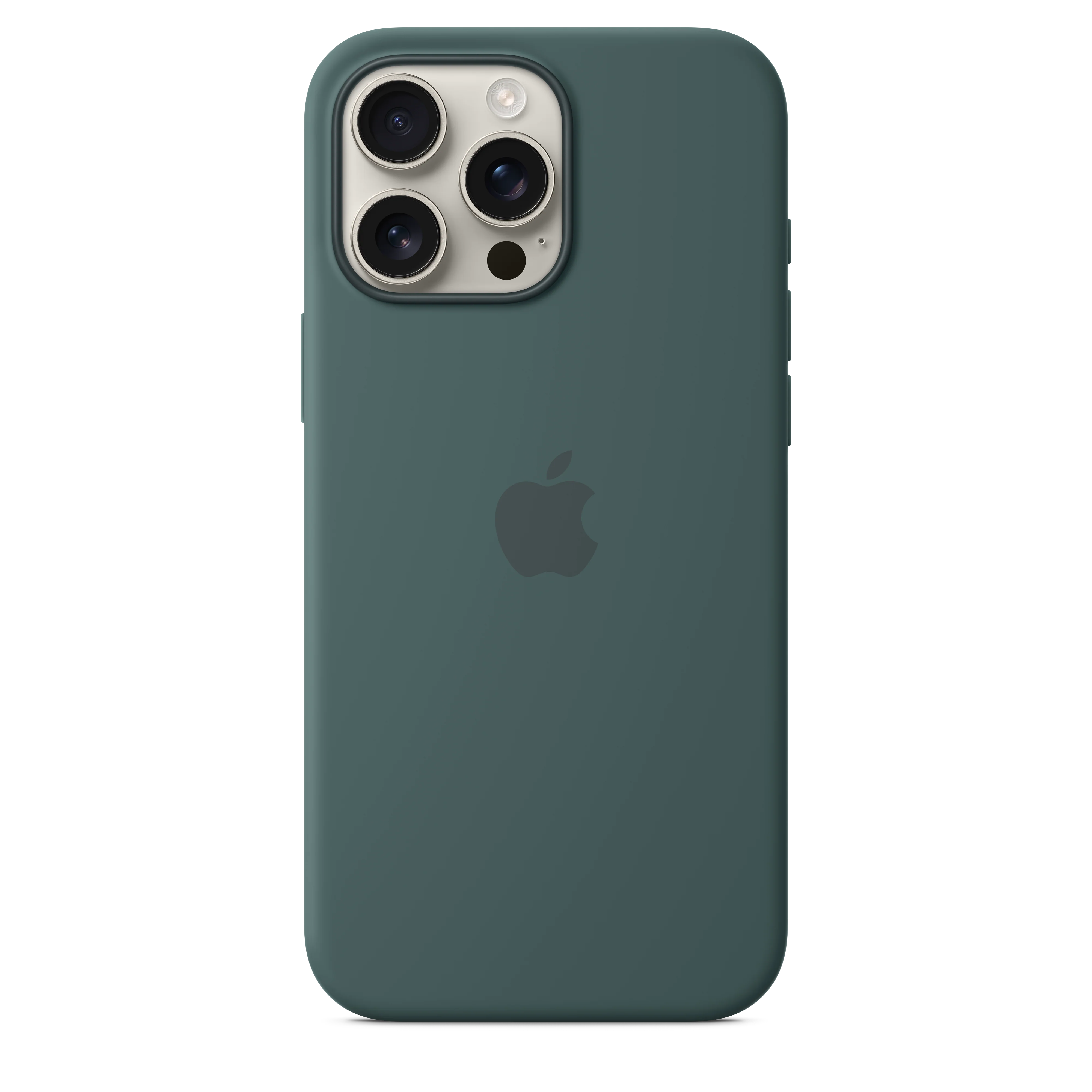Capa em silicone com MagSafe para iPhone 16 Pro Max - Verde lago - Image 2