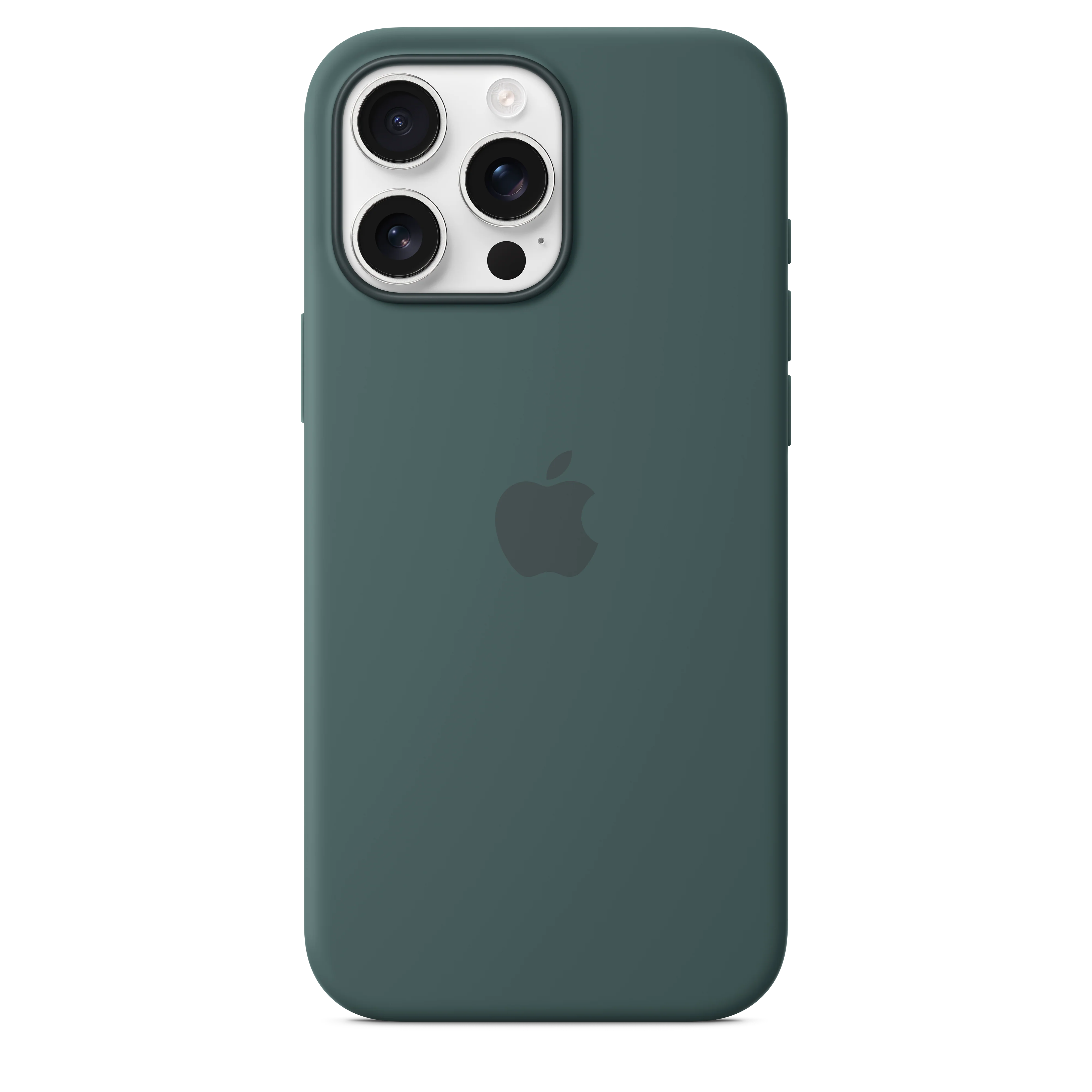 Capa em silicone com MagSafe para iPhone 16 Pro Max - Verde lago - Image 3