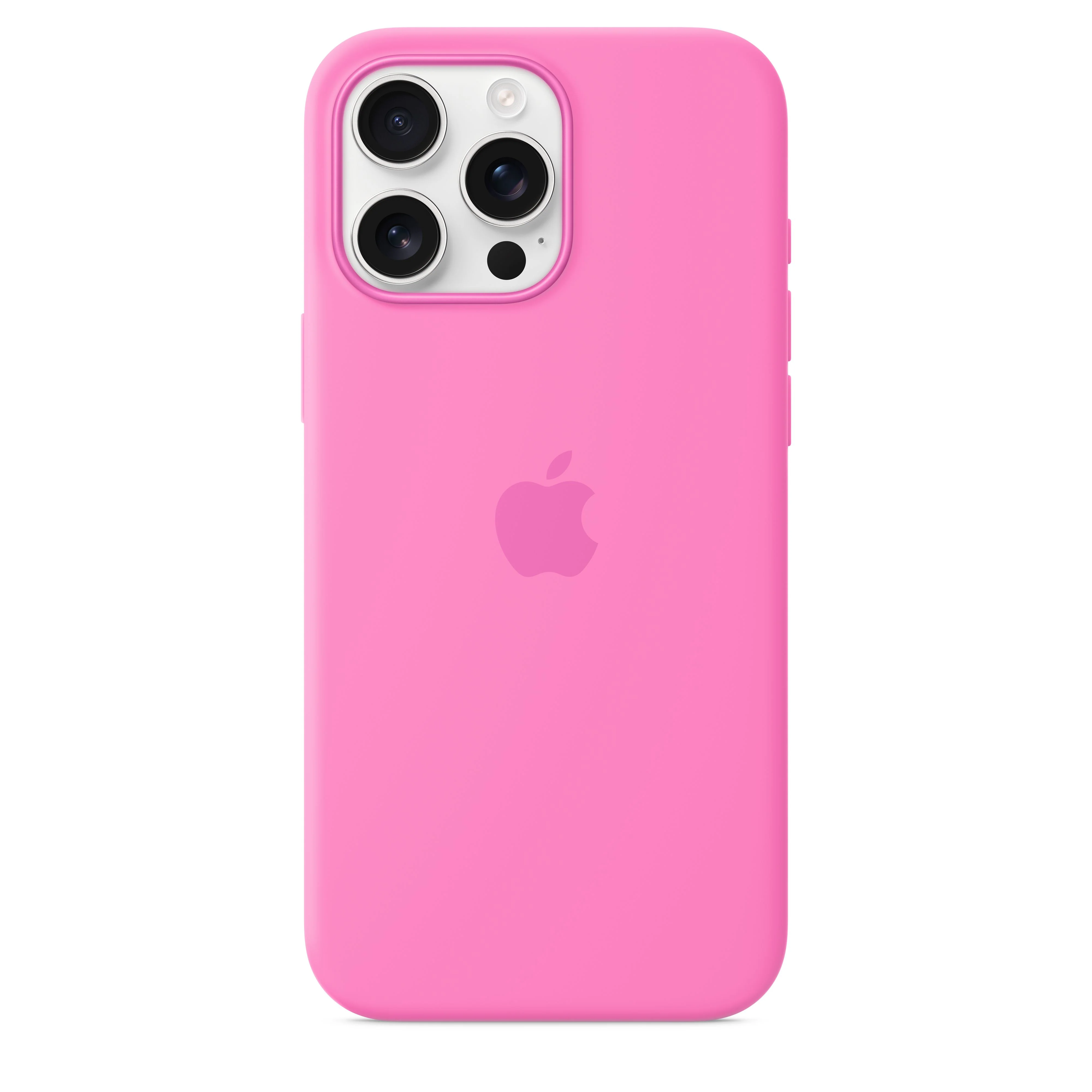 Capa em silicone com MagSafe para iPhone 16 Pro Max - Peónia