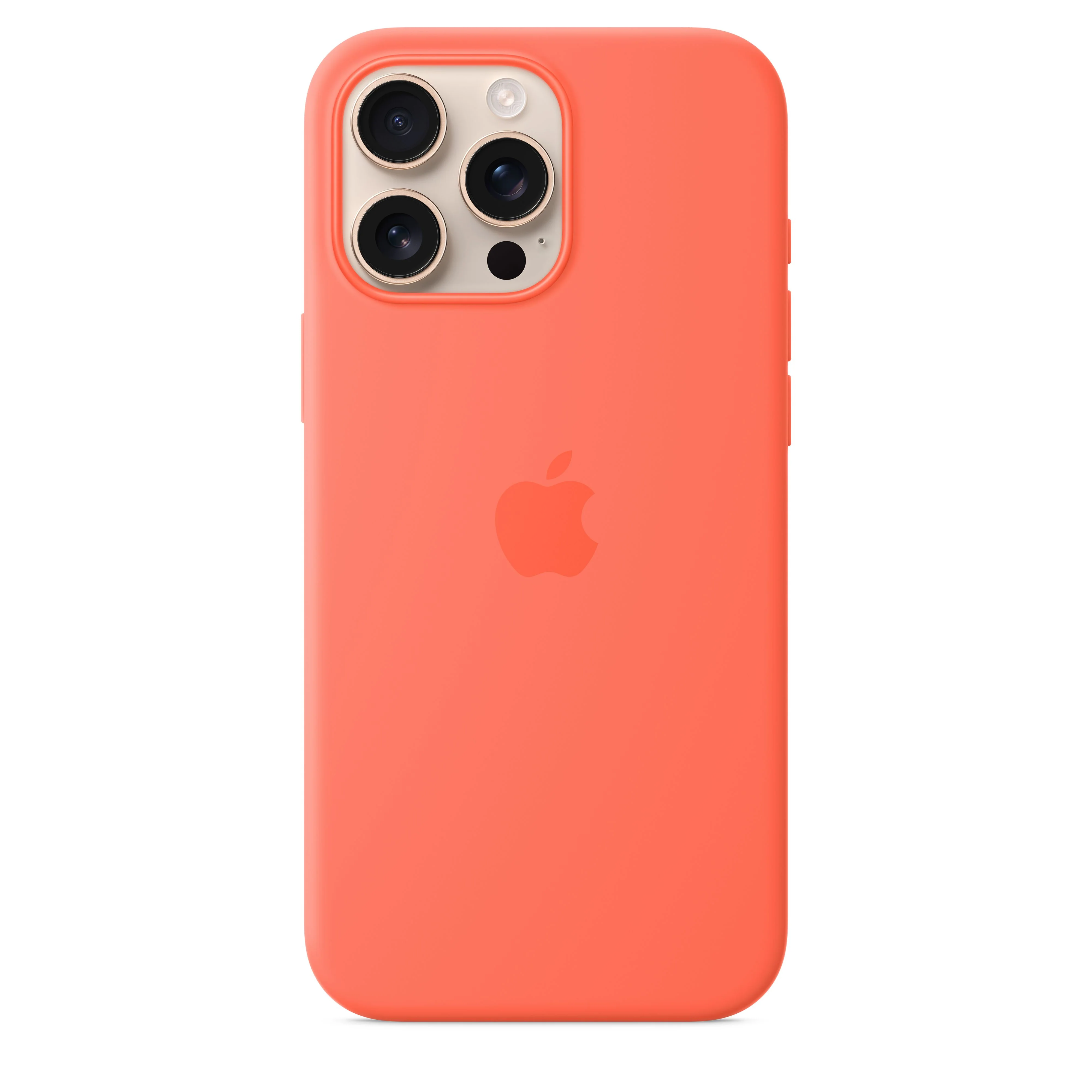 Capa em silicone com MagSafe para iPhone 16 Pro Max - Tangerina - Image 2