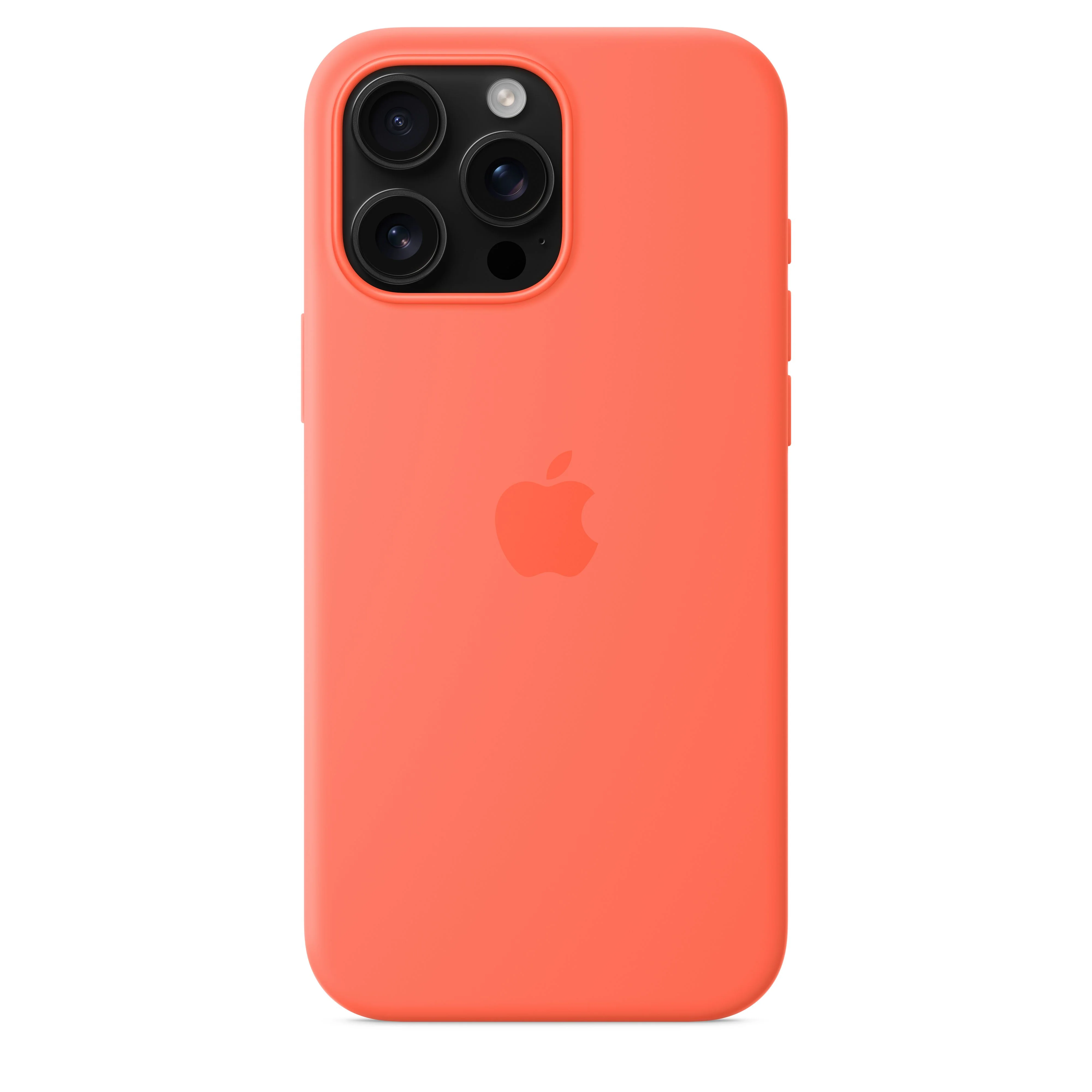 Capa em silicone com MagSafe para iPhone 16 Pro Max - Tangerina - Image 4