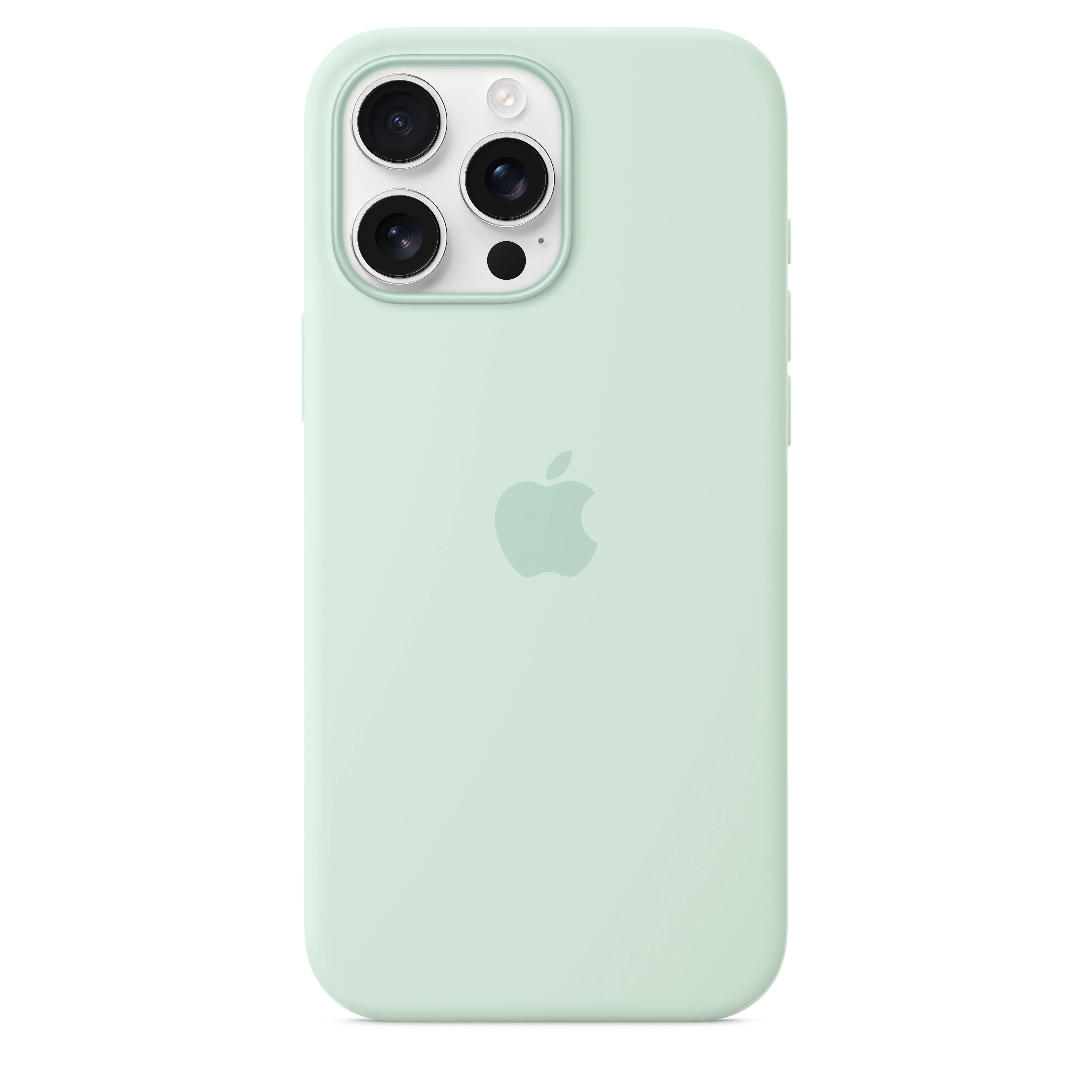 Capa em silicone com MagSafe para iPhone 16 Pro Max - Água‑marinha