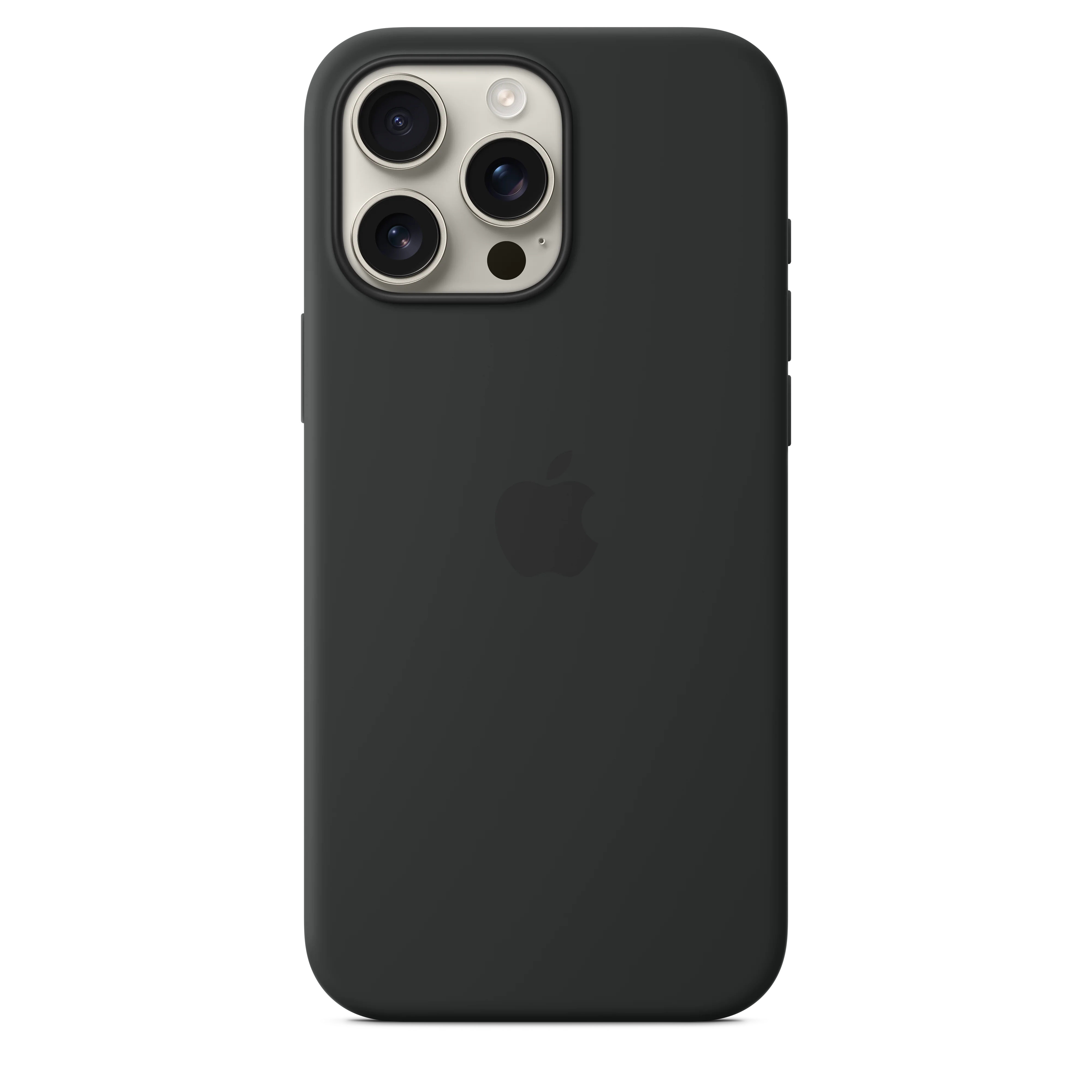 Capa em silicone com MagSafe para iPhone 16 Pro Max - Preto - Image 2