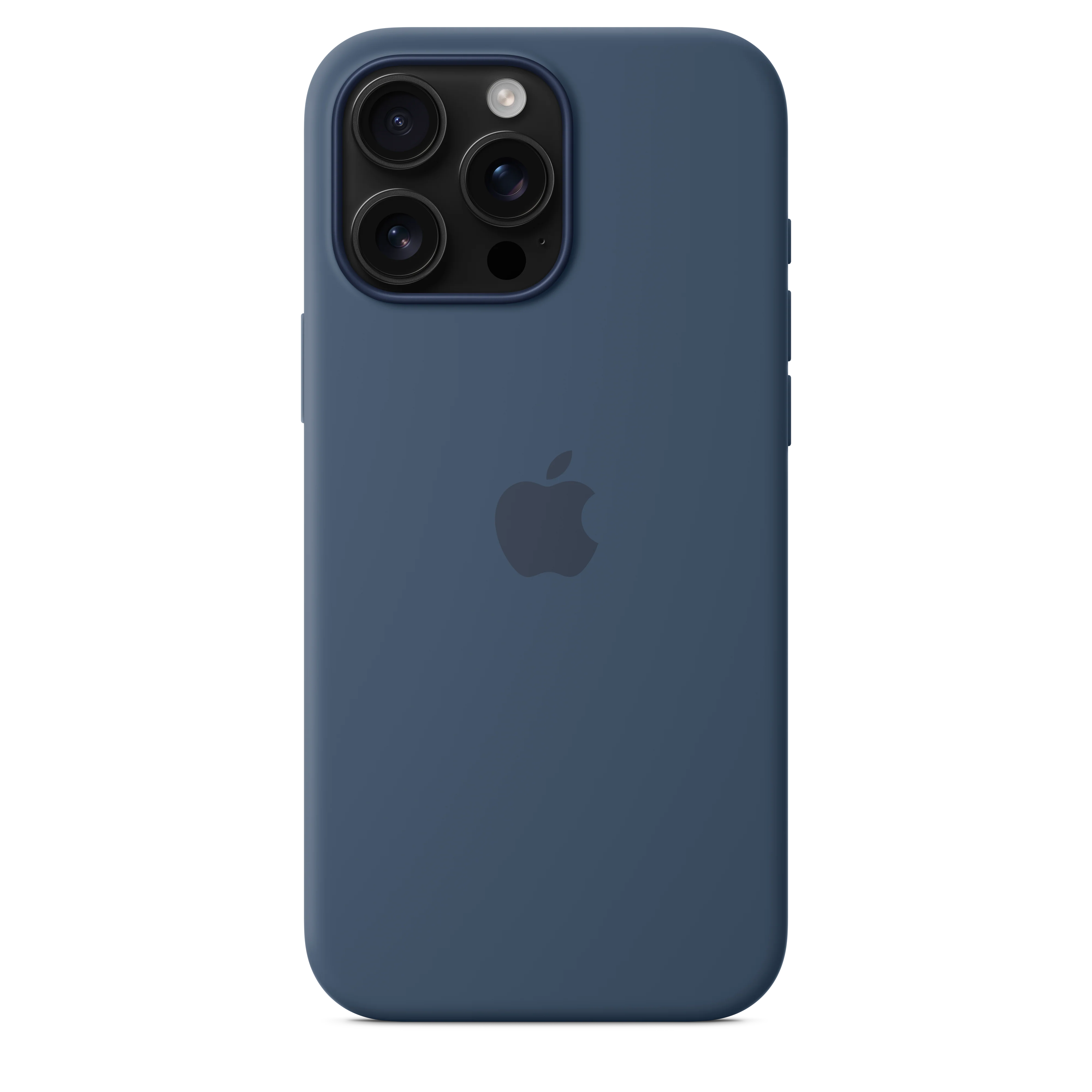 Capa em silicone com MagSafe para iPhone 16 Pro Max - Azul denim - Image 4