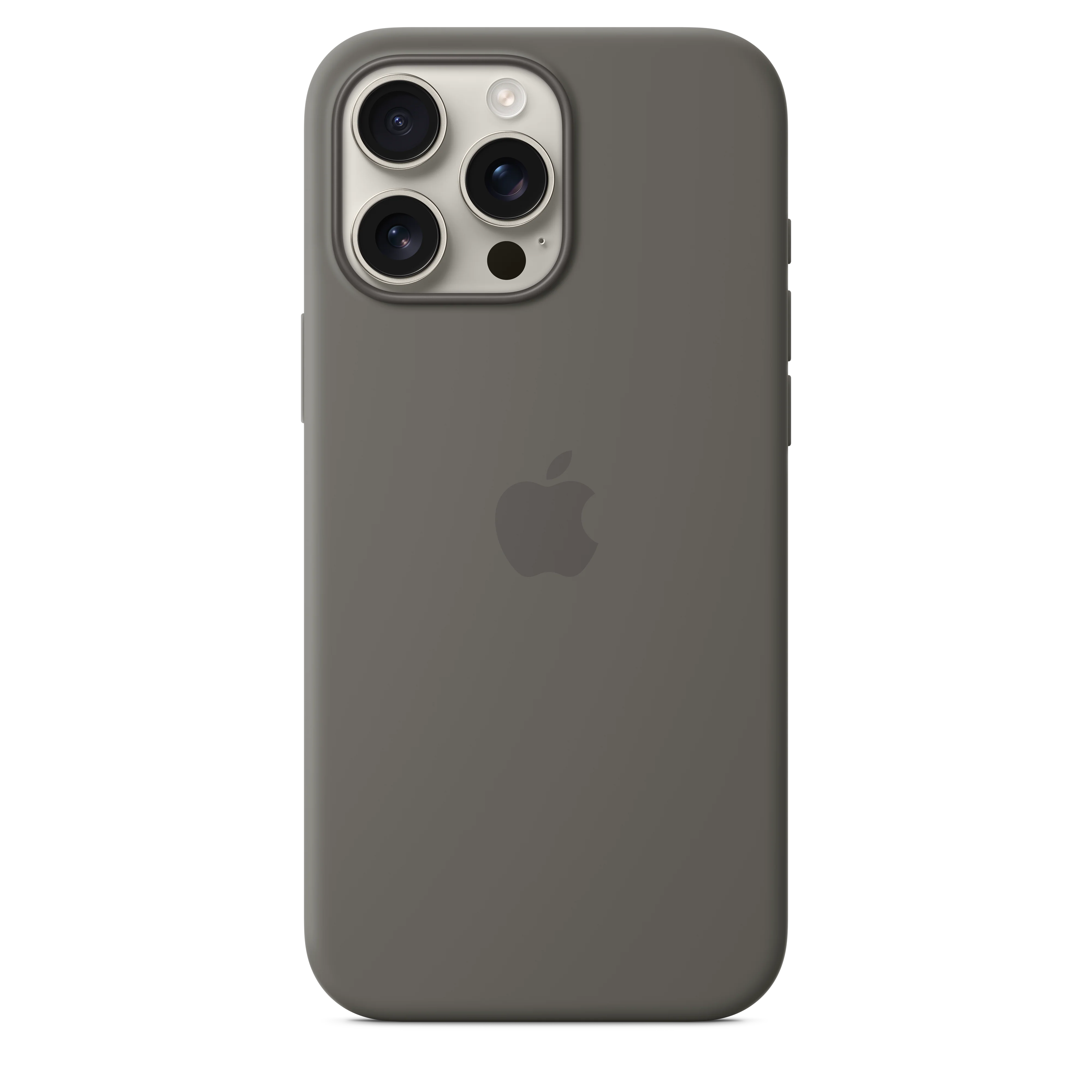 Capa em silicone com MagSafe para iPhone 16 Pro Max - Cinzento rocha - Image 2